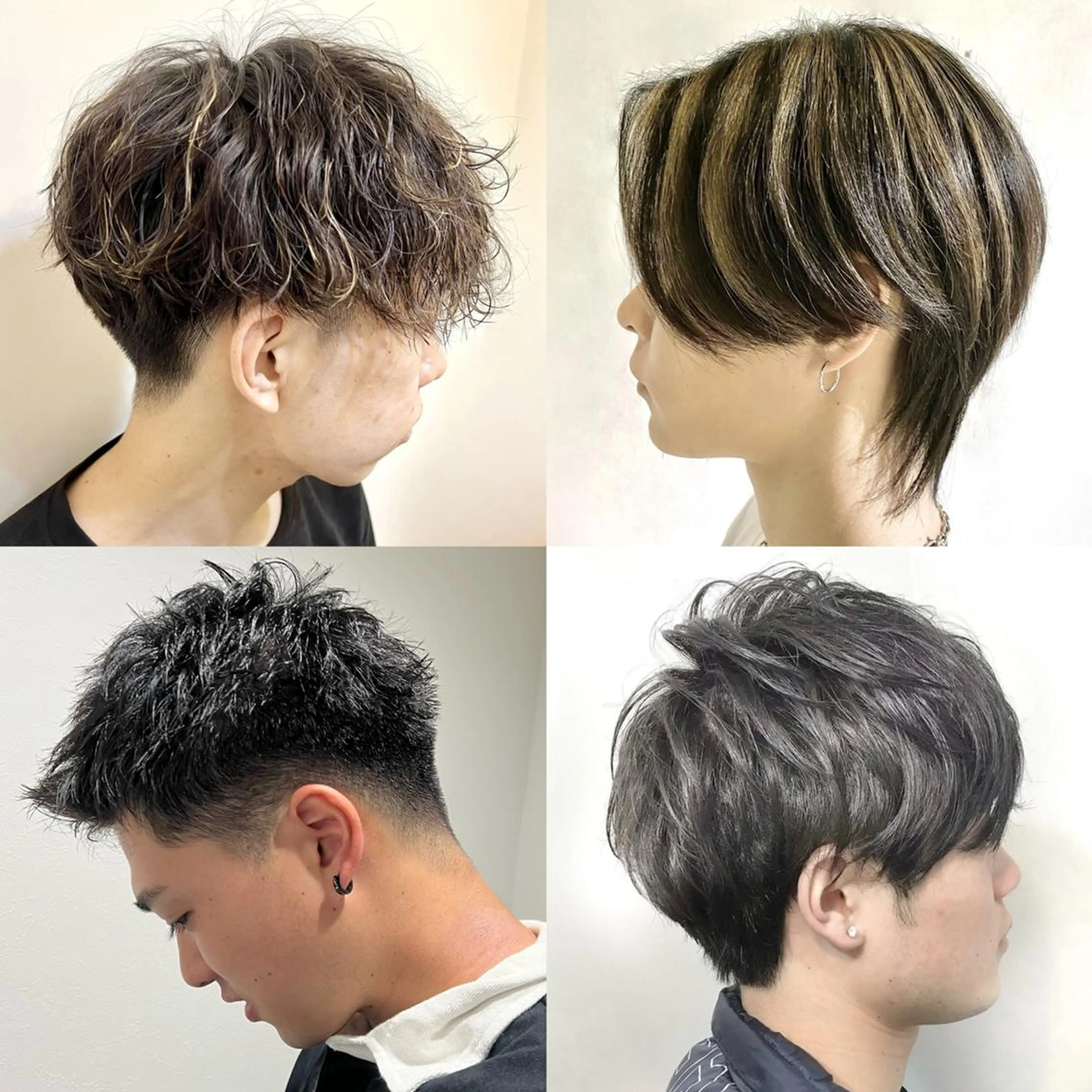 ショート メンズ カラー パーマ カット プチプラ&ハイクオ リティ✰Lilly✰のヘアスタイル