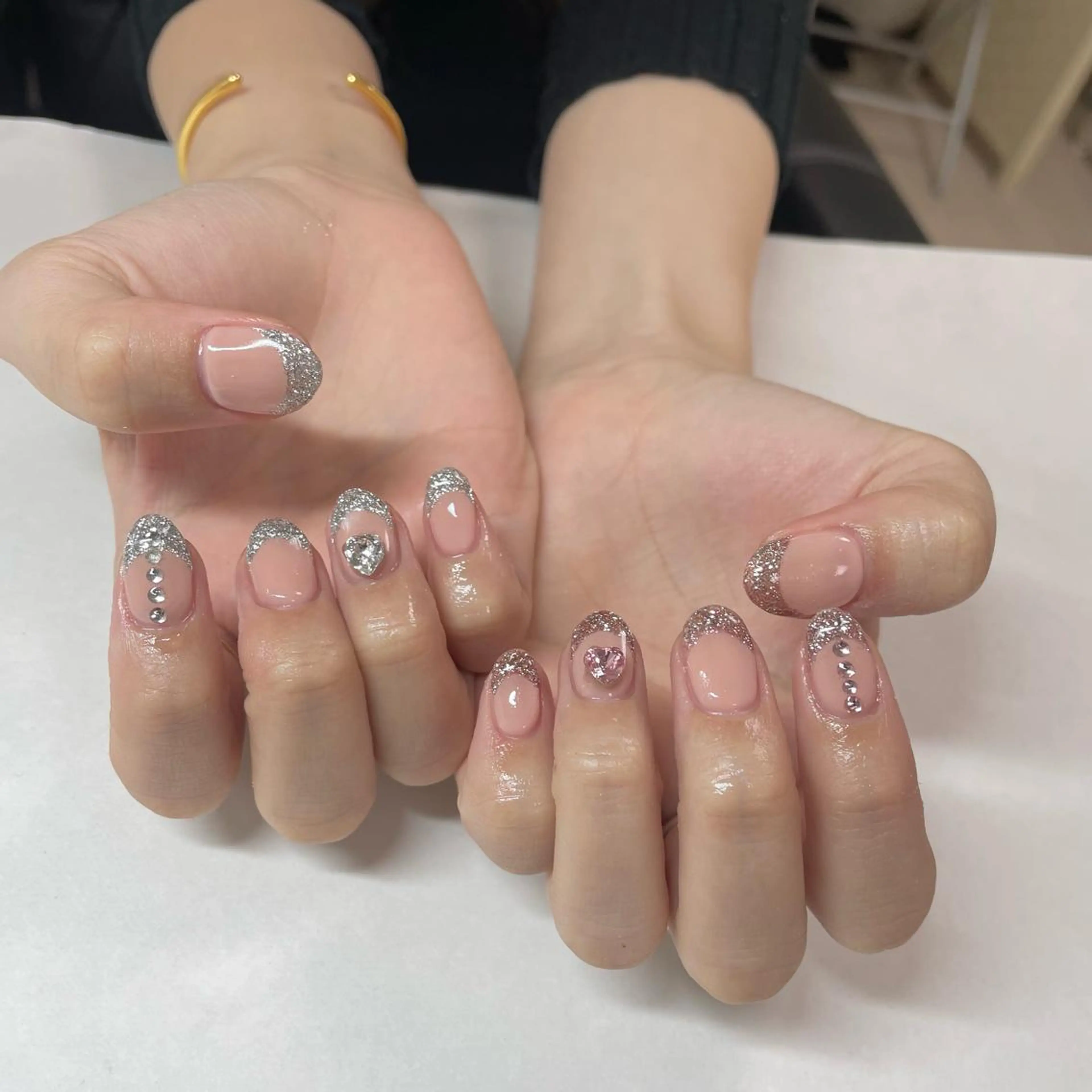 ネイル フレンチネイル ハンドネイル 🔷ﾐﾅﾐﾈｲﾙ🔷 やり放題ネイル渋谷2のネイルデザイン