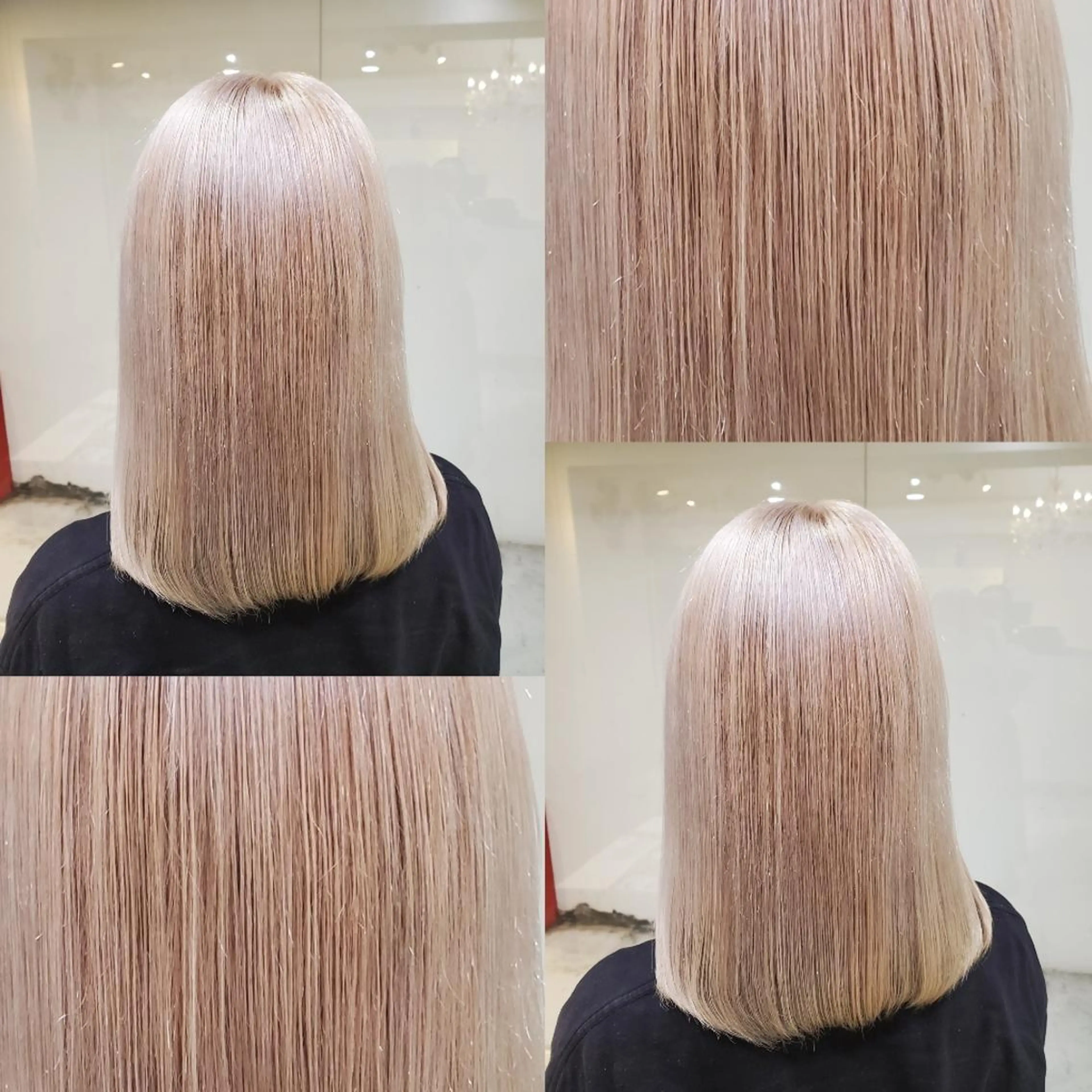 🌟人気No.2🌟ケアブリーチ１回+オンカラー+トリートメントの写真