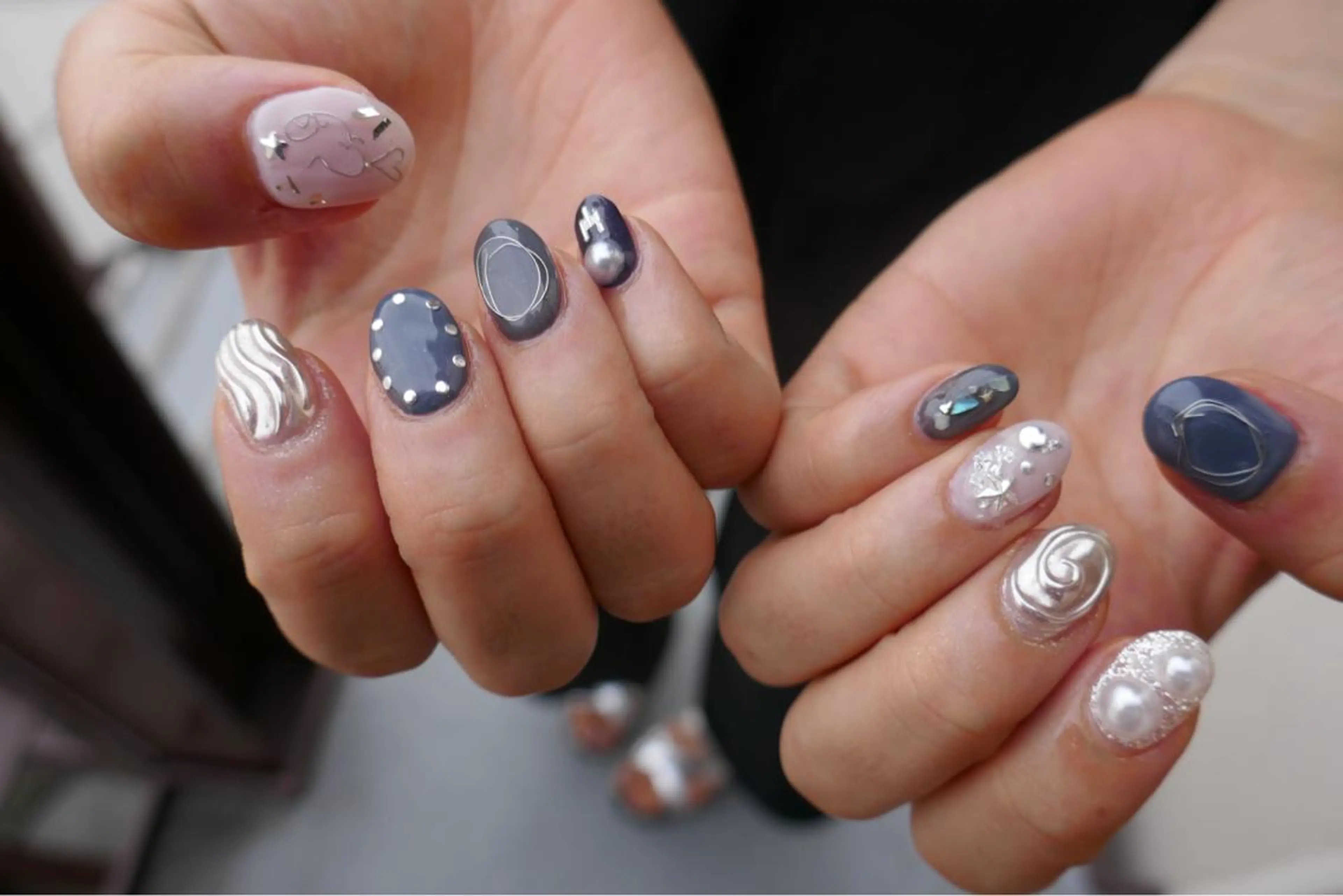 ネイル アートネイル ハンドネイル revia所属・ERI Nailistのネイルデザイン