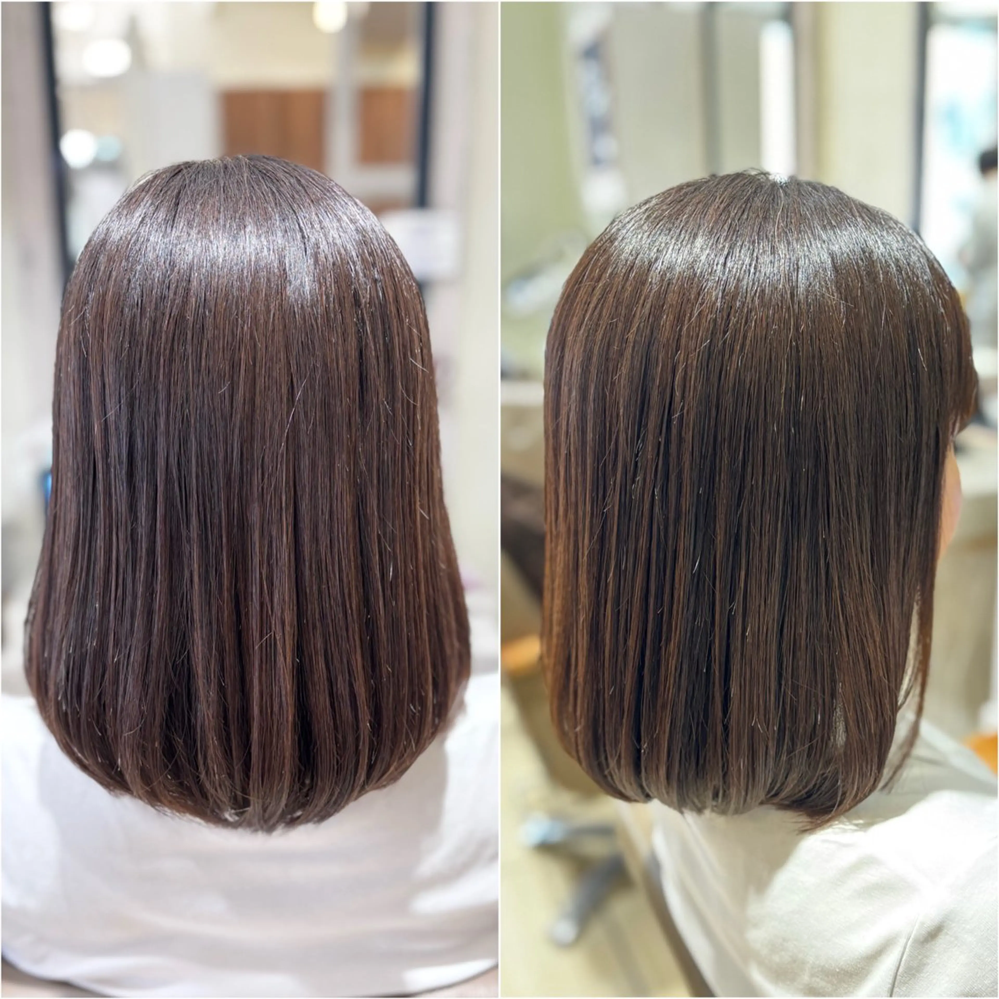 ミディアム ボブ トリートメント 芝本 晴奈 🌼*･のヘアスタイル