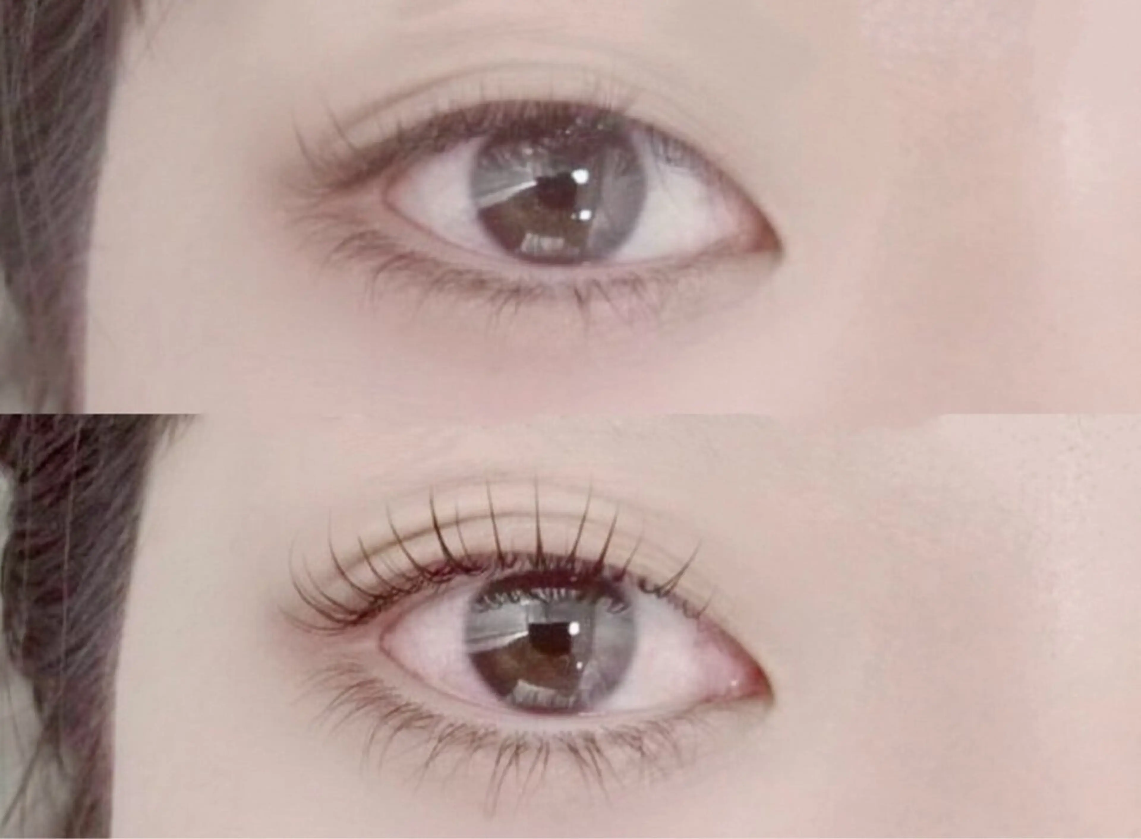 マツエク・マツパ バインドロック 束感まつ毛 フラットラッシュ ナチュラル パリジェンヌラッシュリフト YK 美学院のネイルデザイン