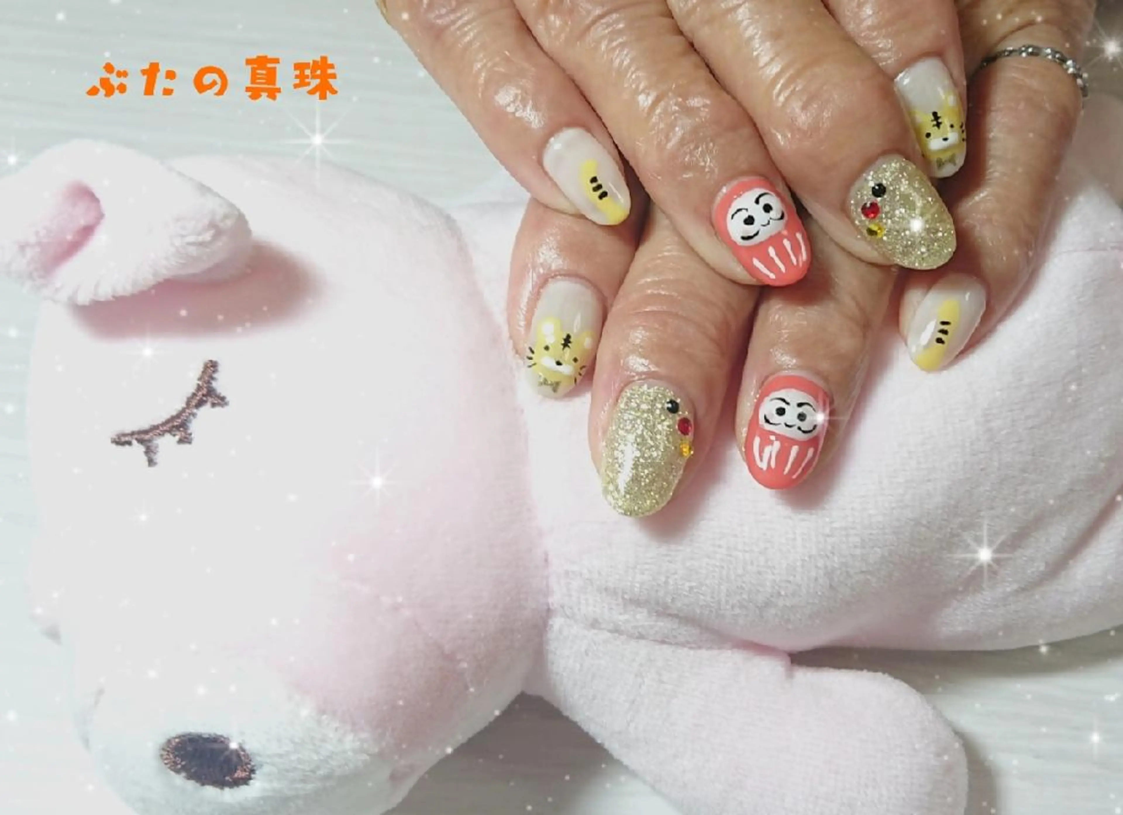 ネイル ハンドネイル 林 珠里のネイルデザイン