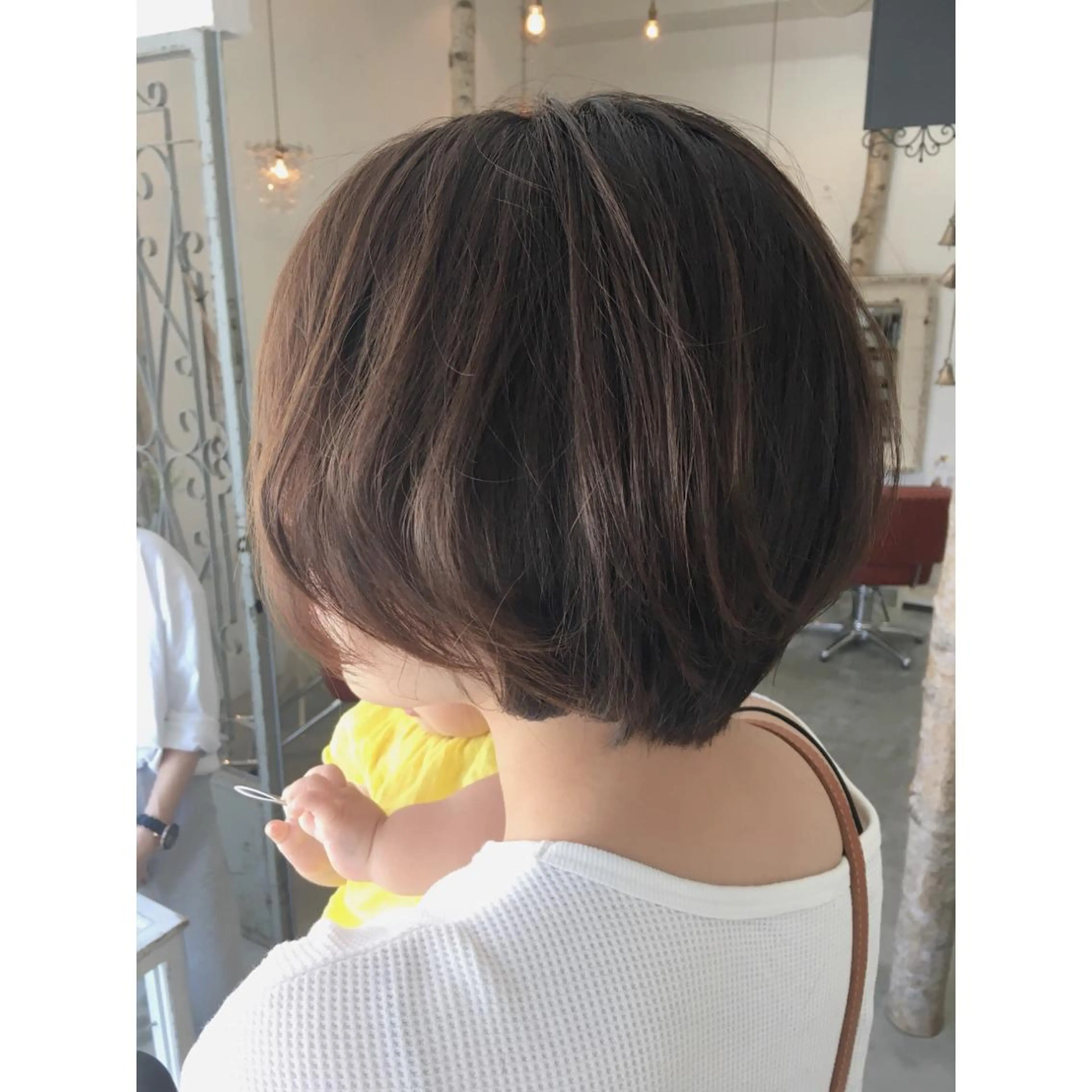 ショート カラー カット ヘアカラー fio マナミのヘアスタイル