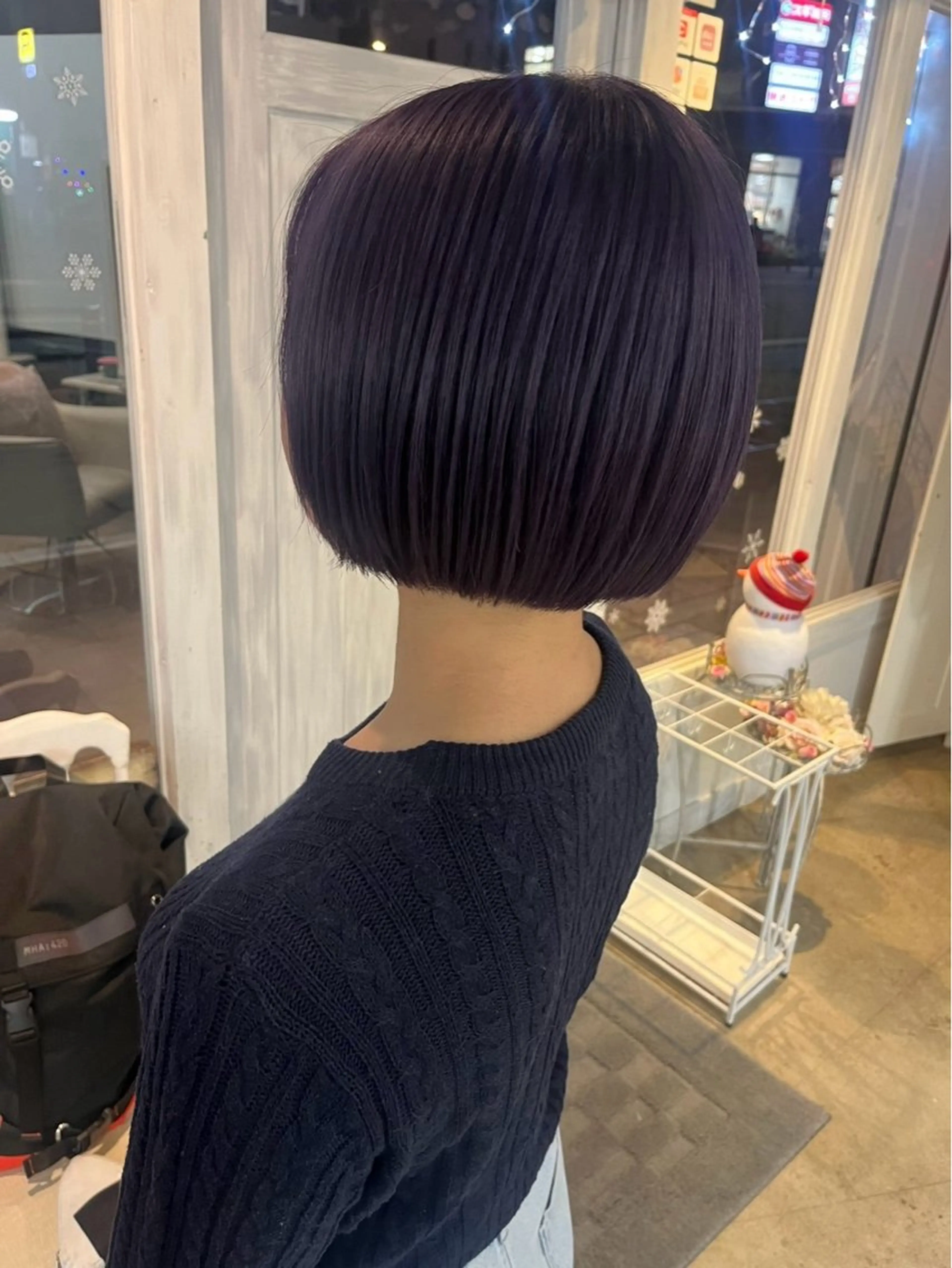 ミディアム ツヤ感ナチュラル 野口晴菜のヘアスタイル