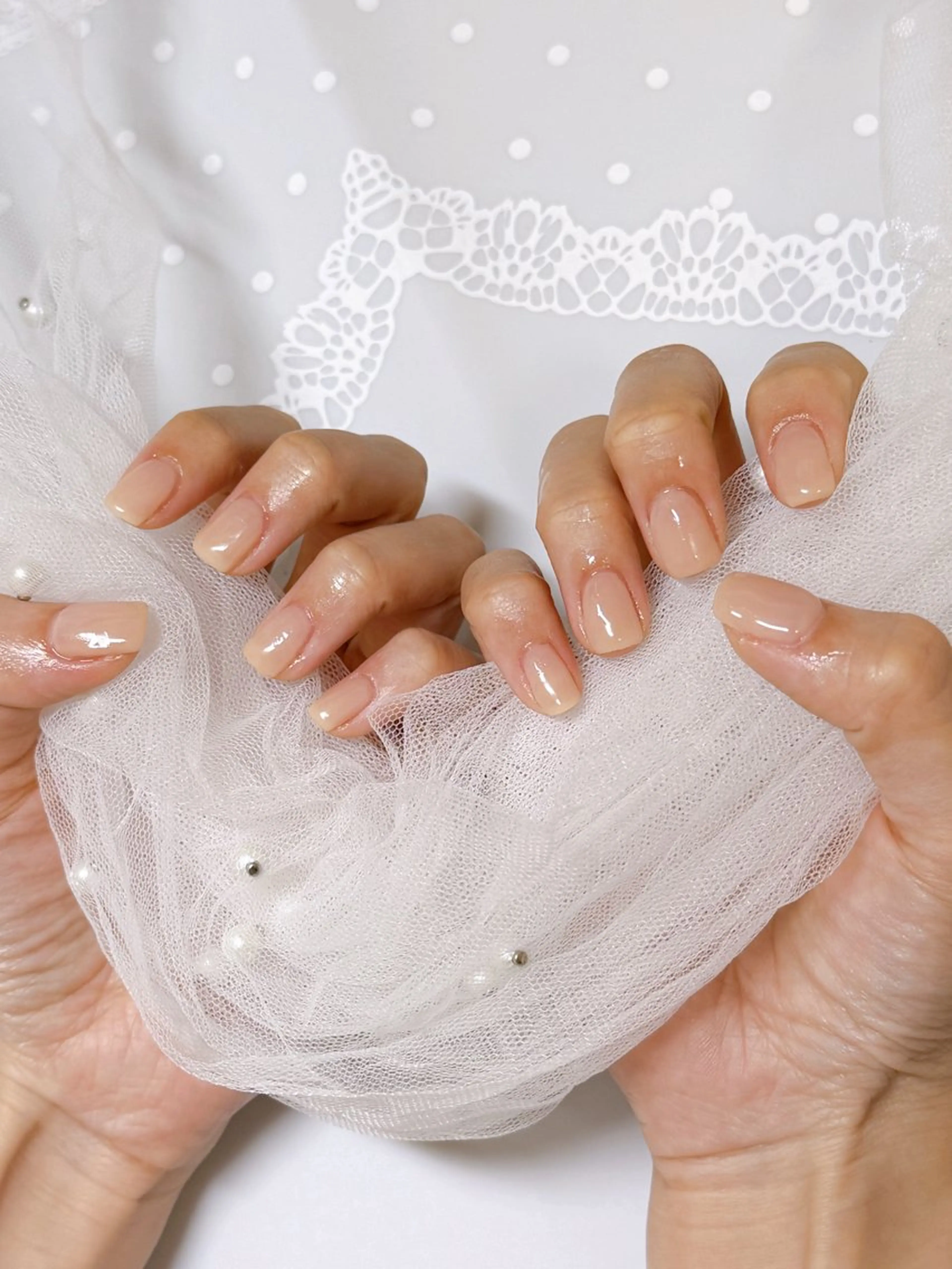 ネイル オフィスネイル ワンカラーネイル シンプルネイル ハンドネイル Rencontre所属・Rencontre Ayaのネイルデザイン