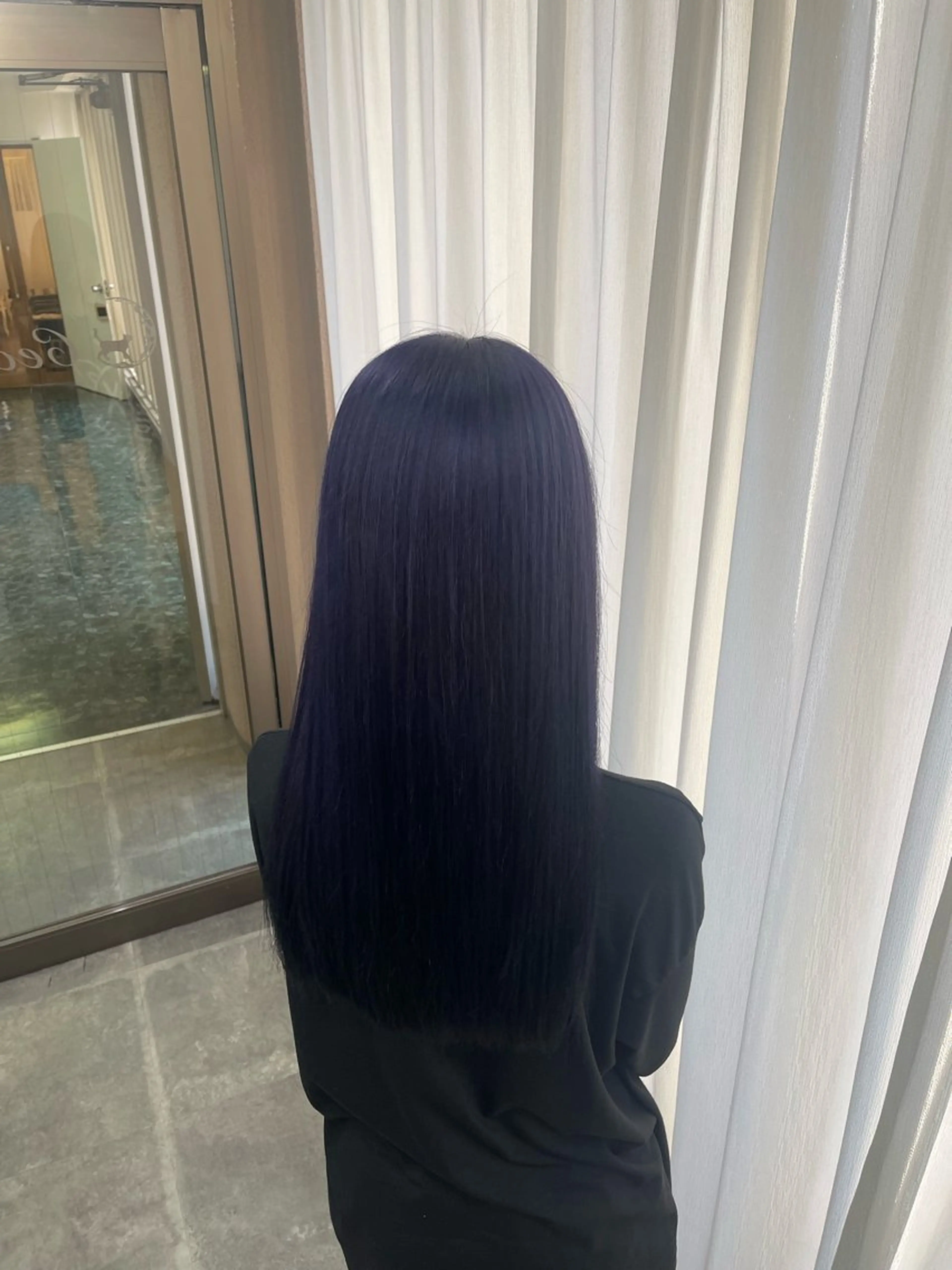 ロング カラー 黒髪 ブリーチ ケアブリーチ デザインカラー ダブルカラー ヘアカラー トリートメント SOYON西大寺店所属・ダブルカラー/ 髪質改善💎安藤のヘアスタイル