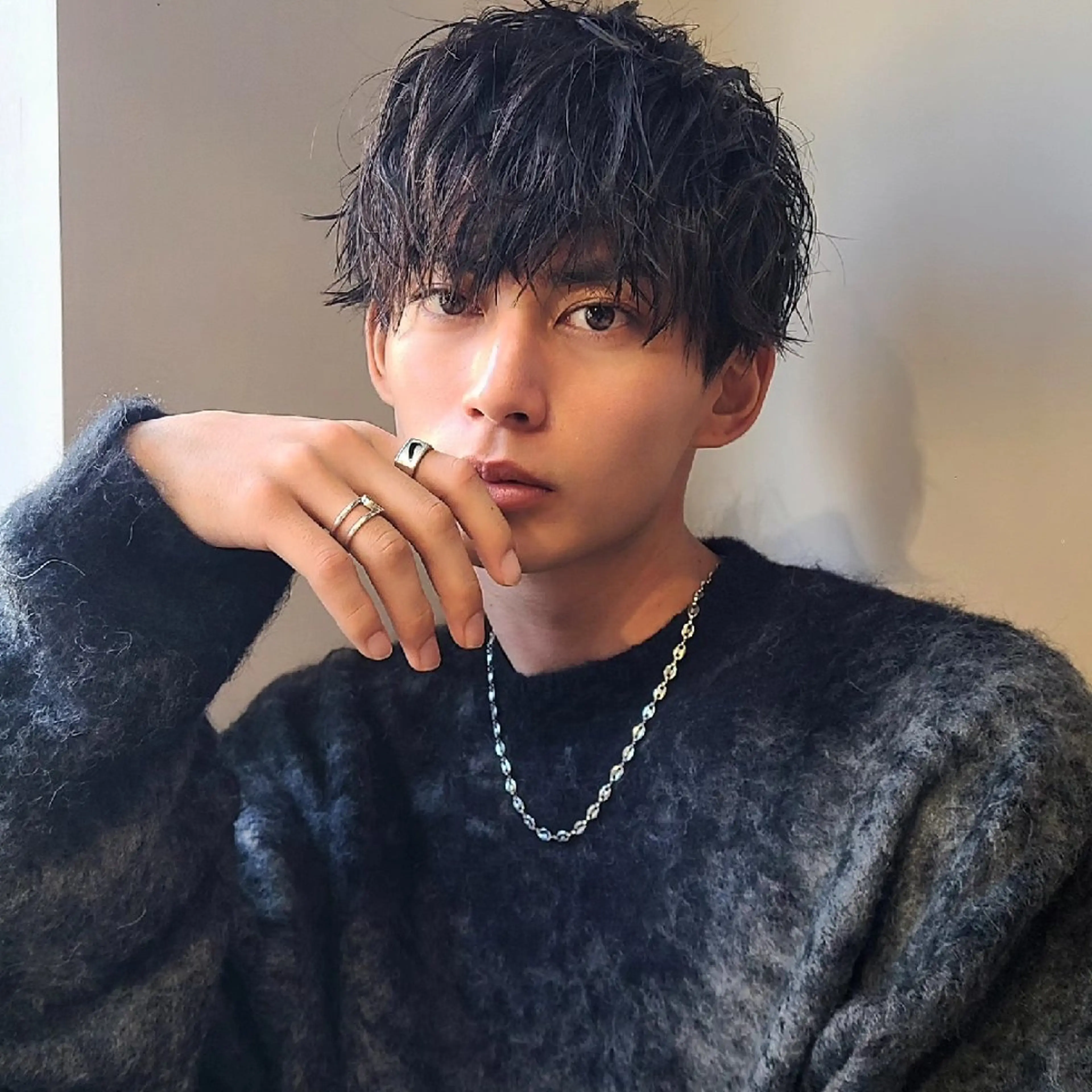 【ミニモ限定】波巻きorツイストスパイラルパーマ+メンズカットの写真