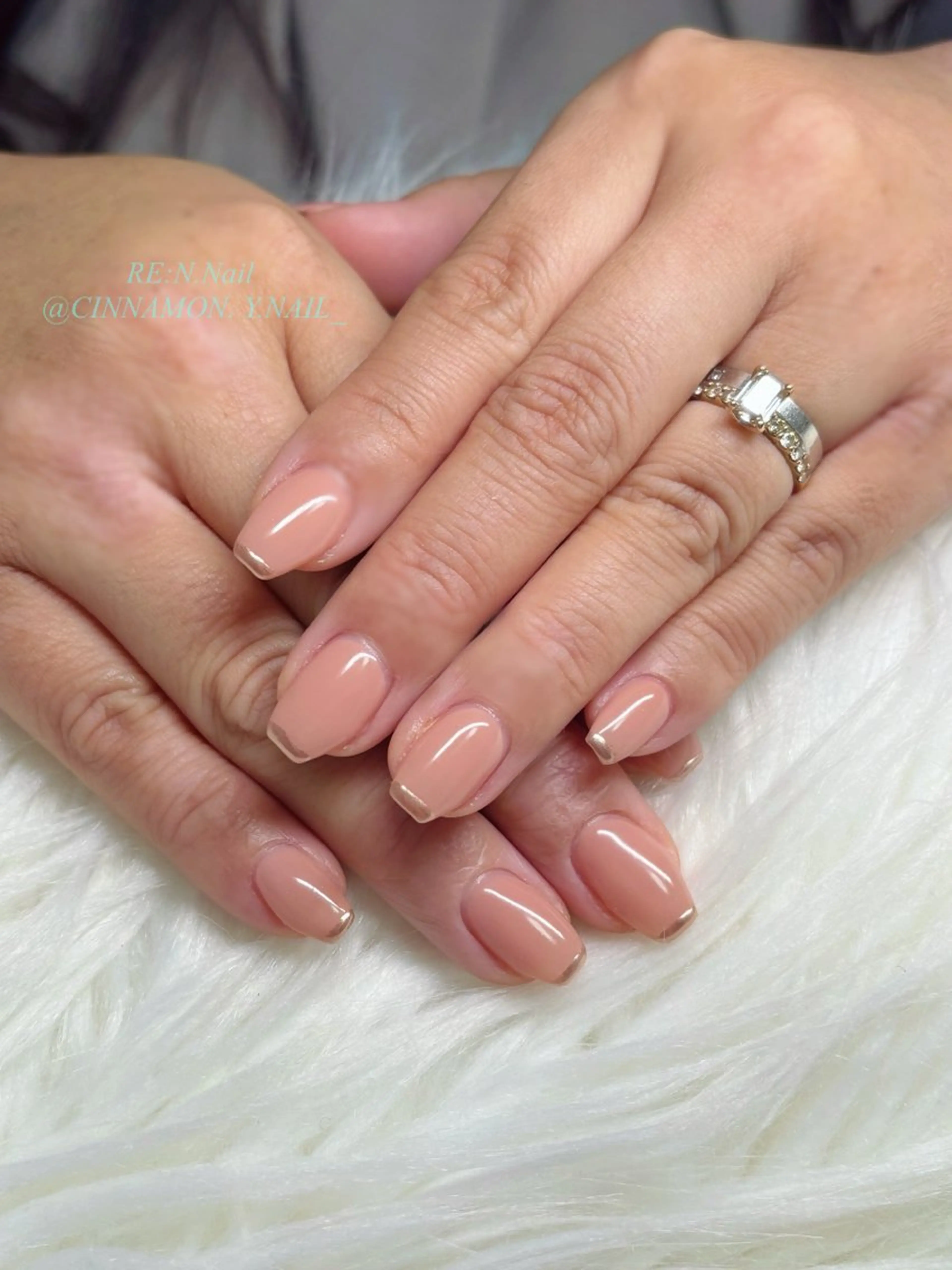 ネイル ハンドネイル Yuna🩵 RE:N.Nailのネイルデザイン