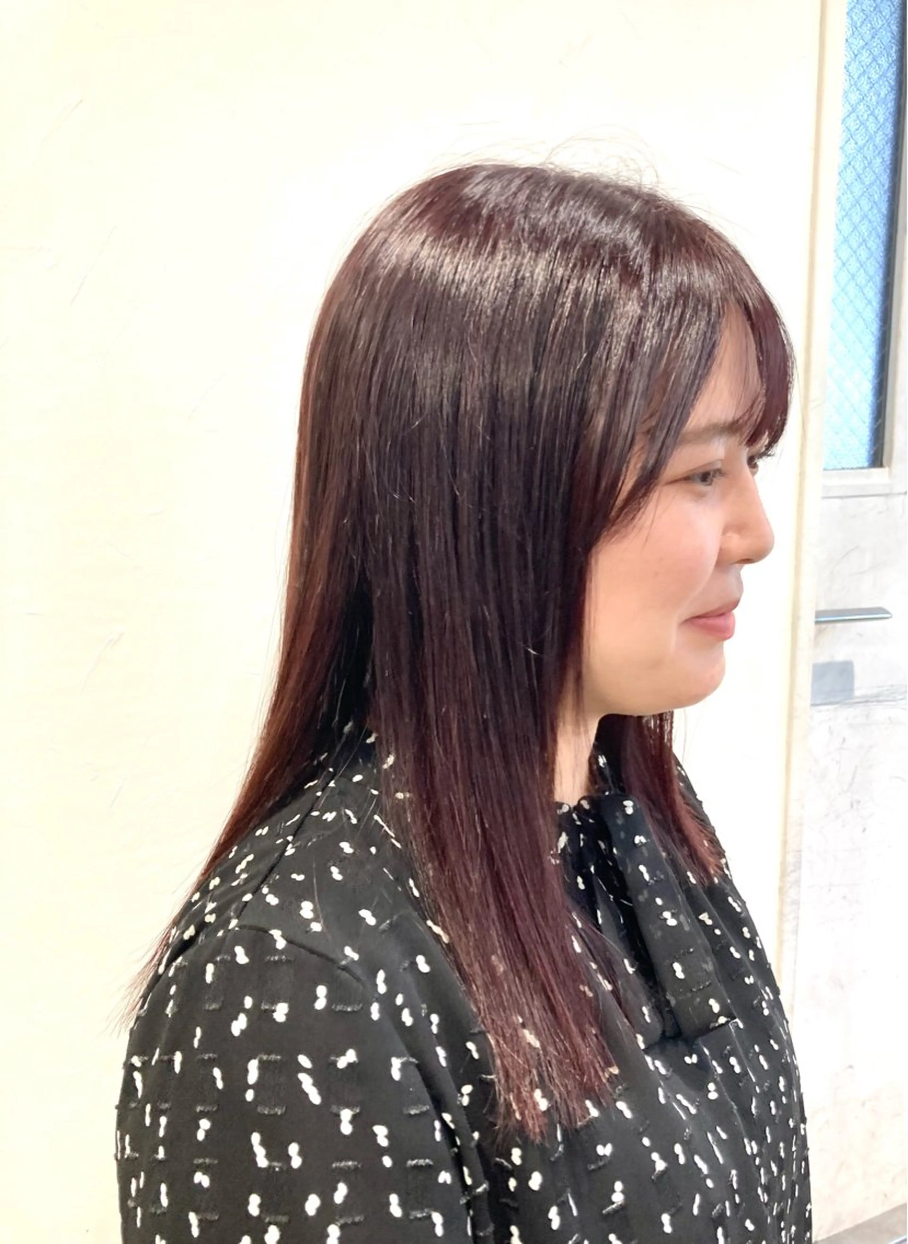 セミロング ピンクブラウン DEARS徳島店所属・髪質改善Dears 藤井のヘアスタイル