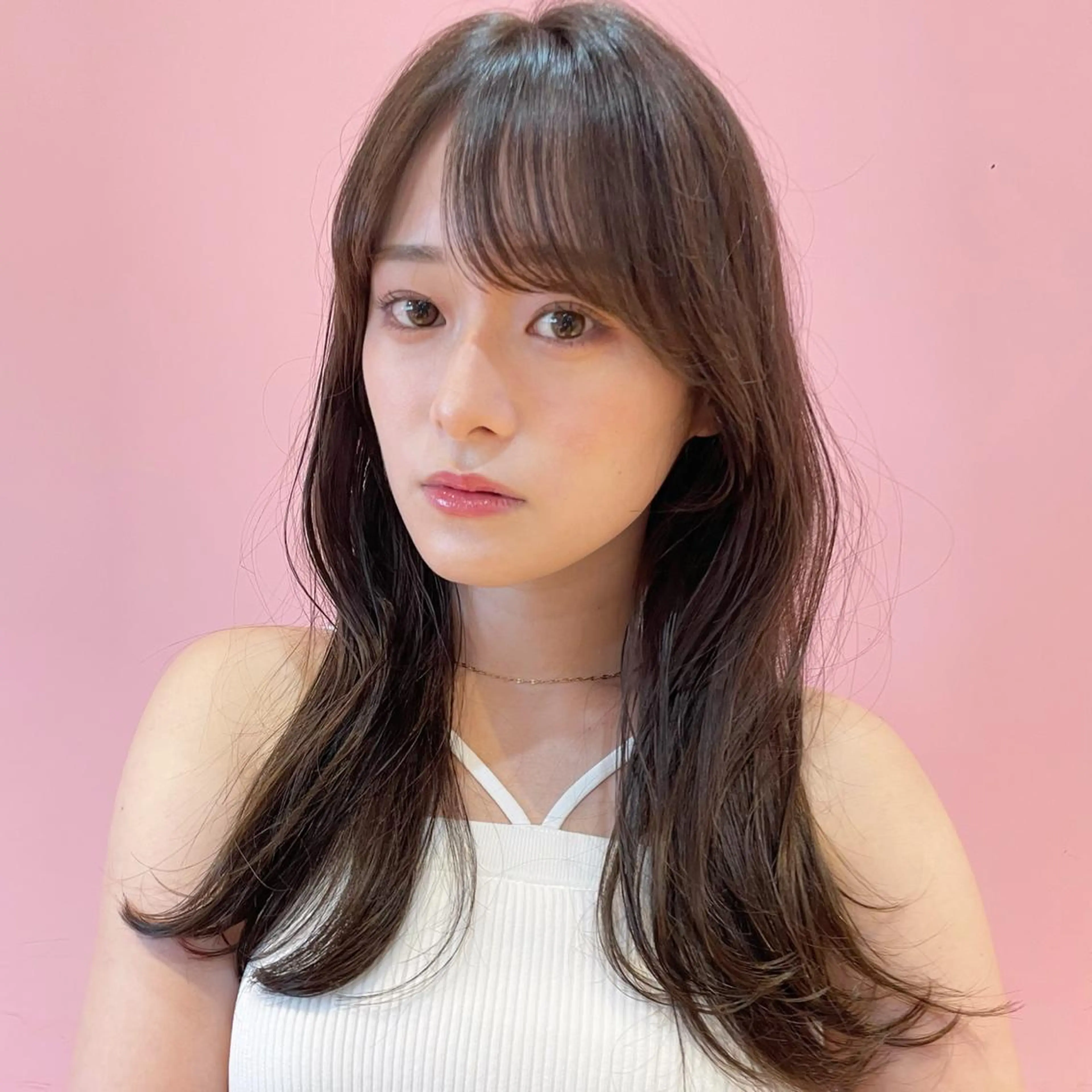 セミロング カラー 🫧透明感ヘア🫧 🧸竹花　彩希🧸のヘアスタイル