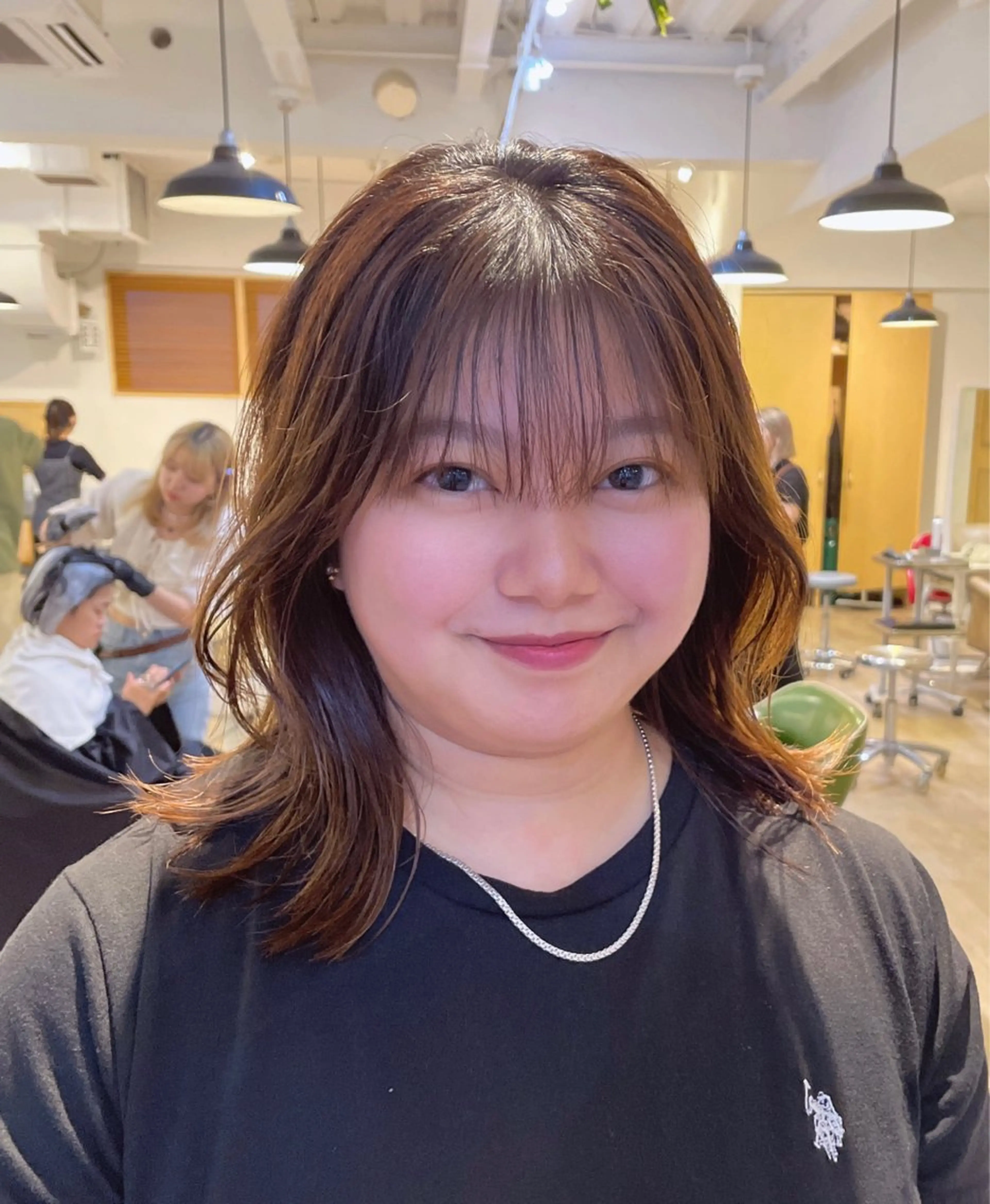 ミディアム カット トリートメント 髪質改善/似合わせ レイヤー/AYUMUのヘアスタイル