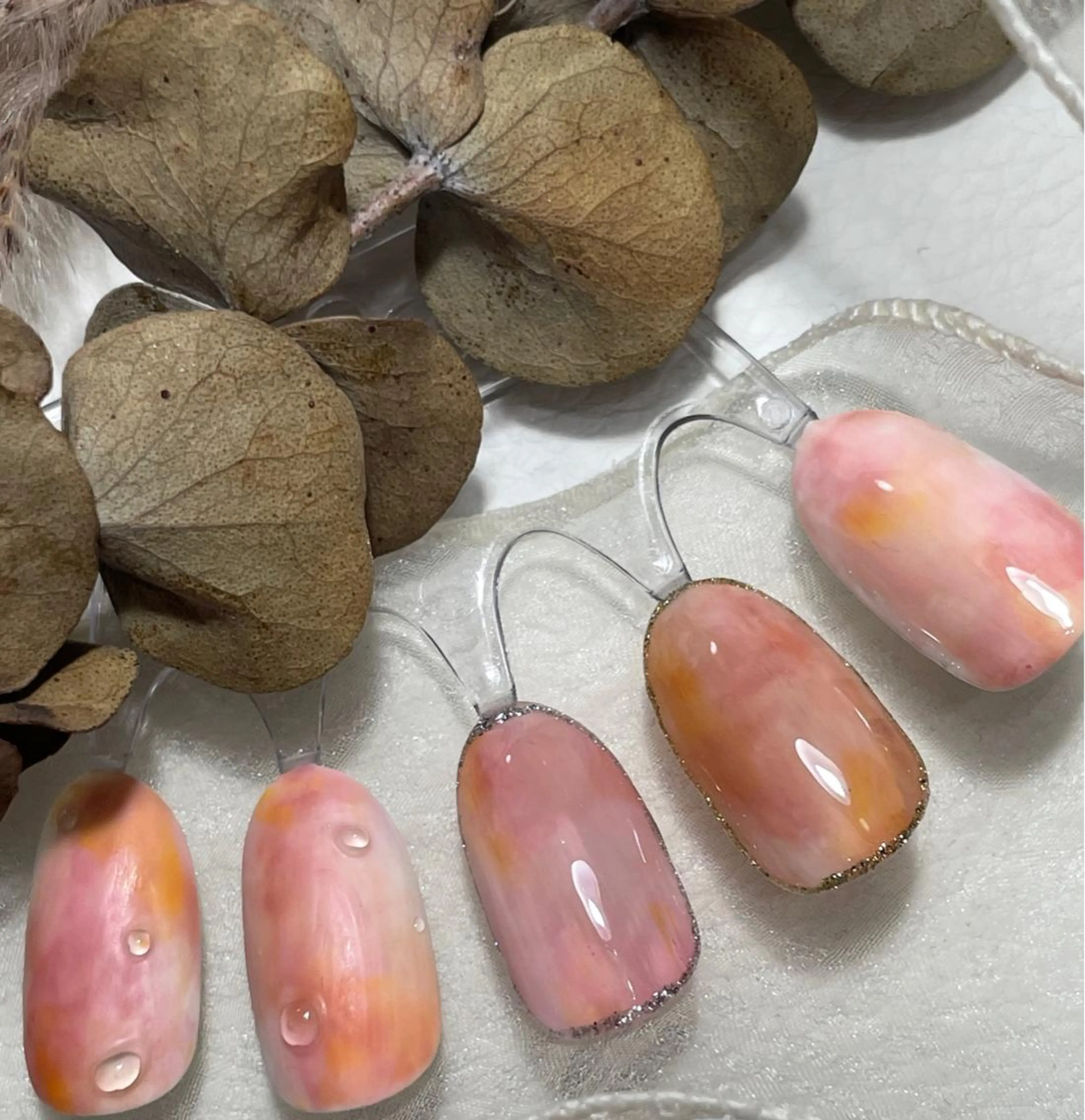 カラー ネイル マットネイル Chérinail 爪のお手入れのネイルデザイン