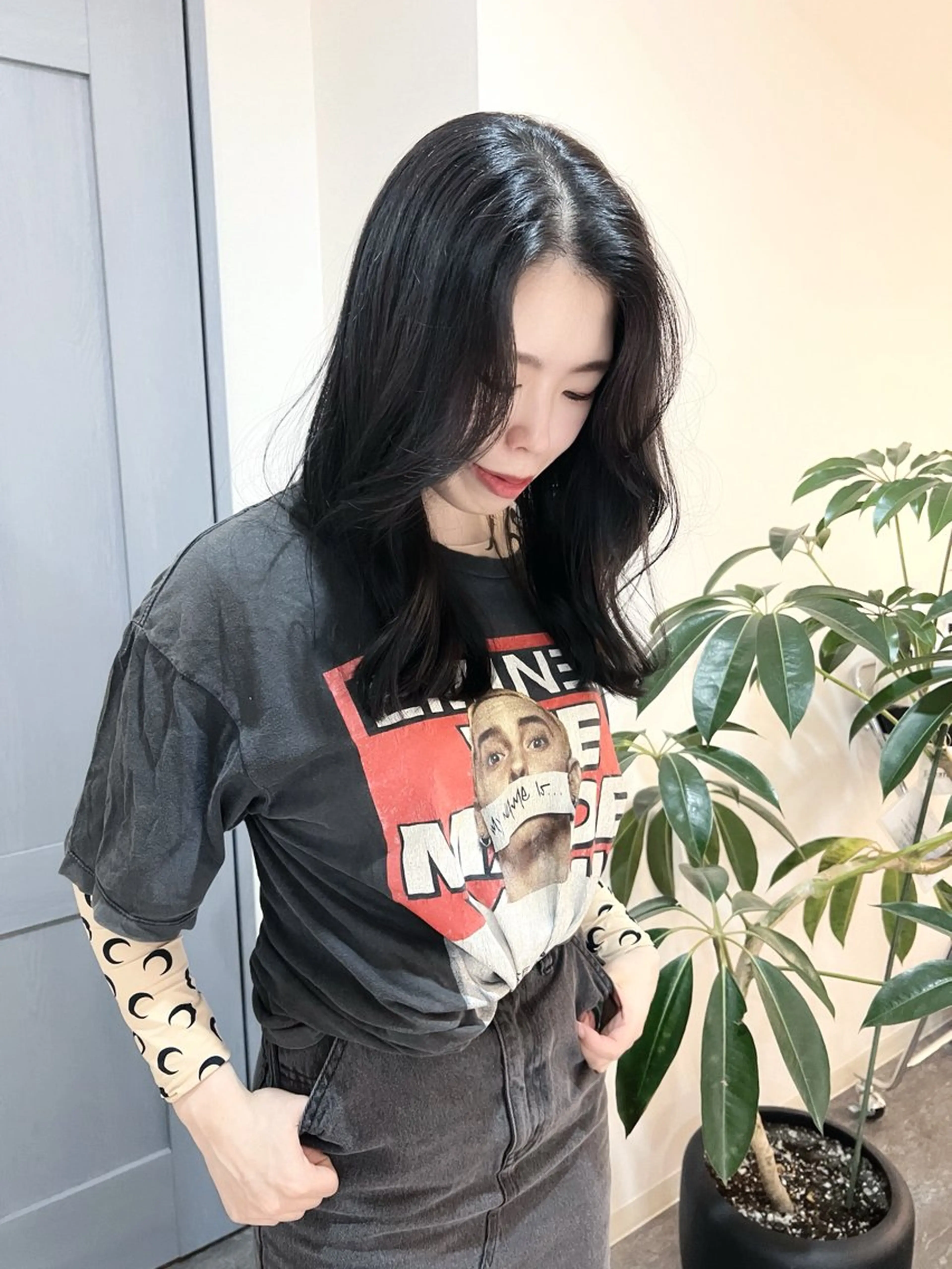 セミロング 髪質改善 Mirror'所属・ショート/韓国ヘア 押本恵一のヘアスタイル