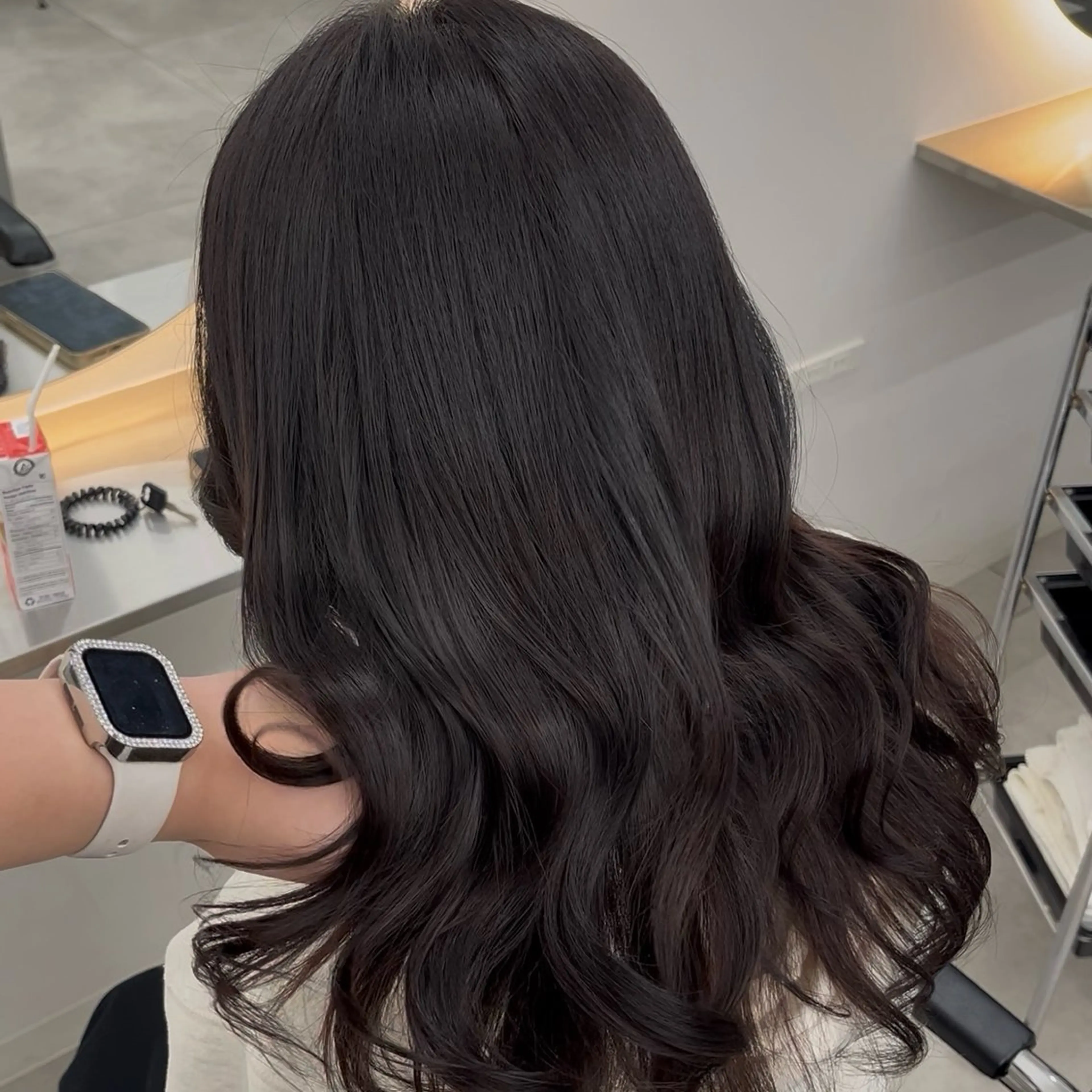 セミロング カット ヘアカラー トリートメント 【レイヤー×透明感 カラー】mayaのヘアスタイル