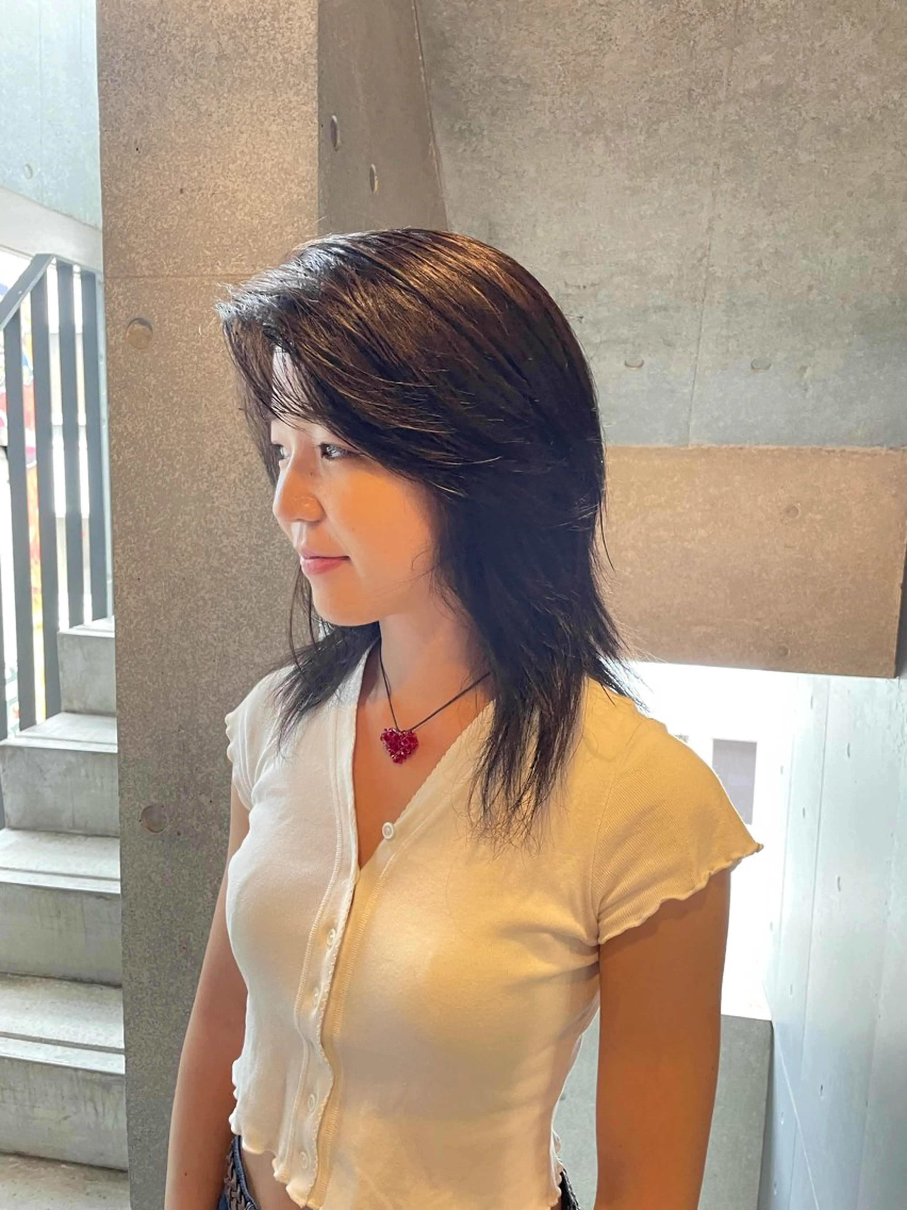 ミディアム shoko/ 海外ガール風パーマのヘアスタイル