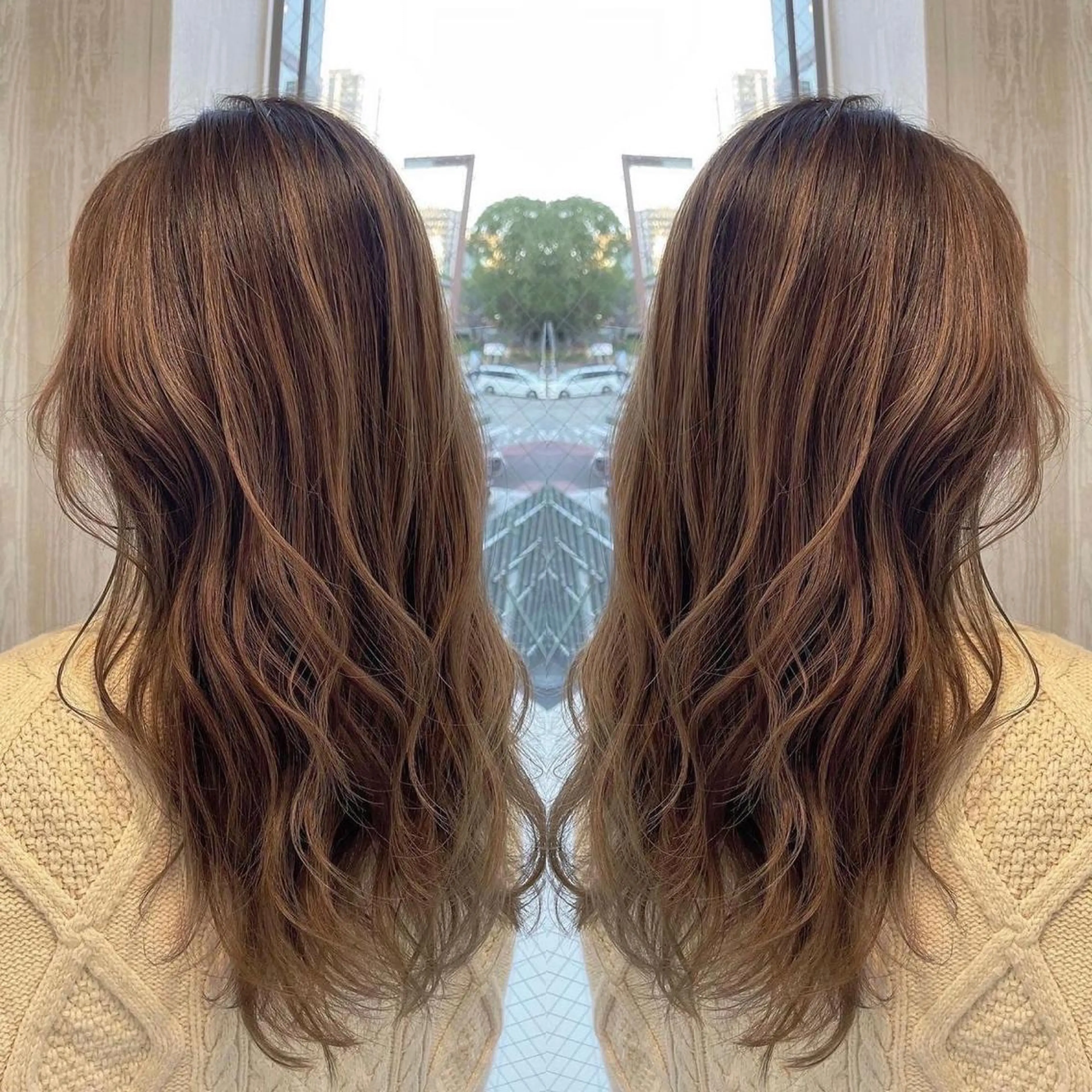 セミロング カラー アッシュ ベージュカラー 透明感カラー グラデーションカラー 外国人風カラー カット ヘアカラー トリートメント 河合秀明/ショート /ボブ/レイヤーのヘアスタイル