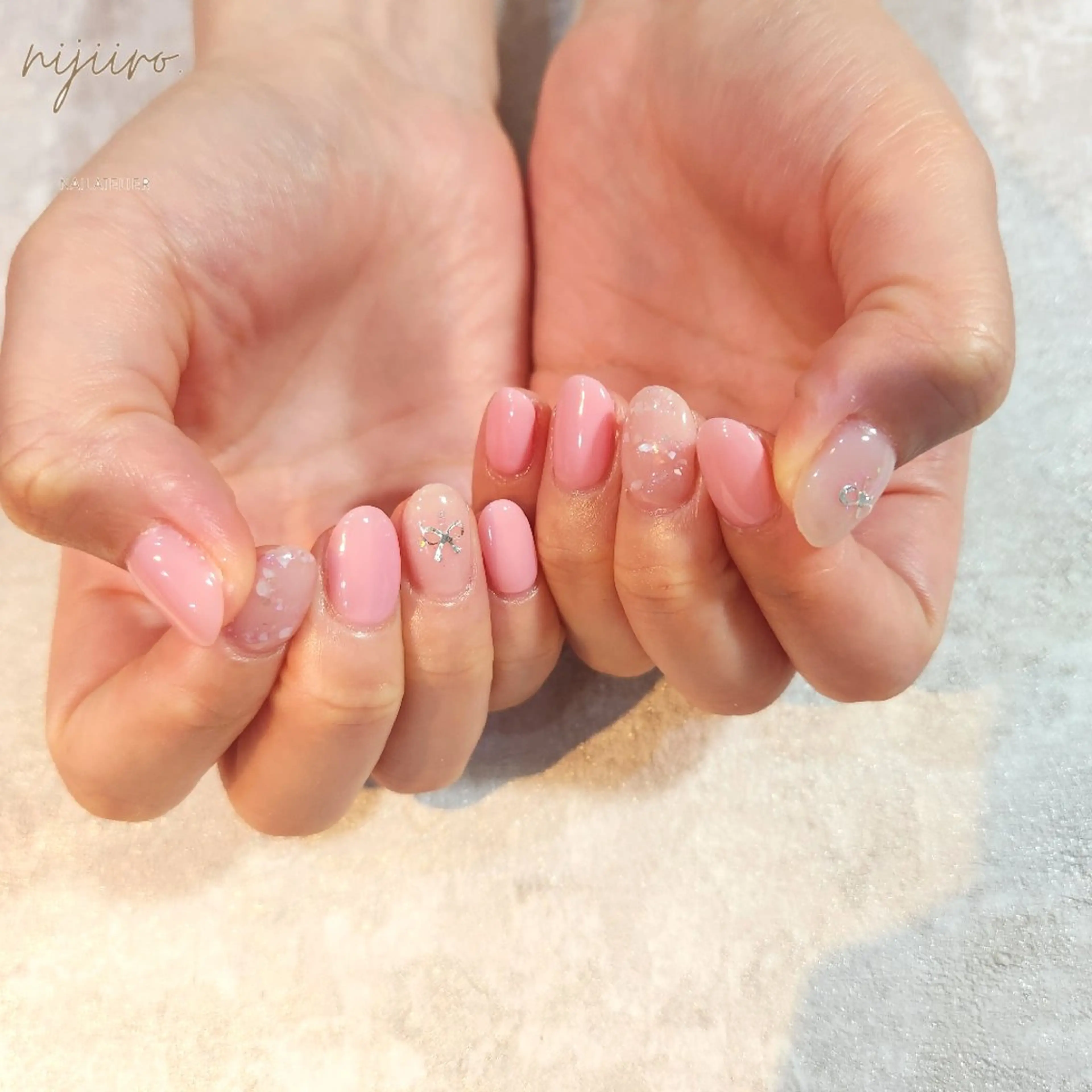 ネイル ハンドネイル nailatelier nijiiro.所属・nijiiro🌈 サトウのネイルデザイン