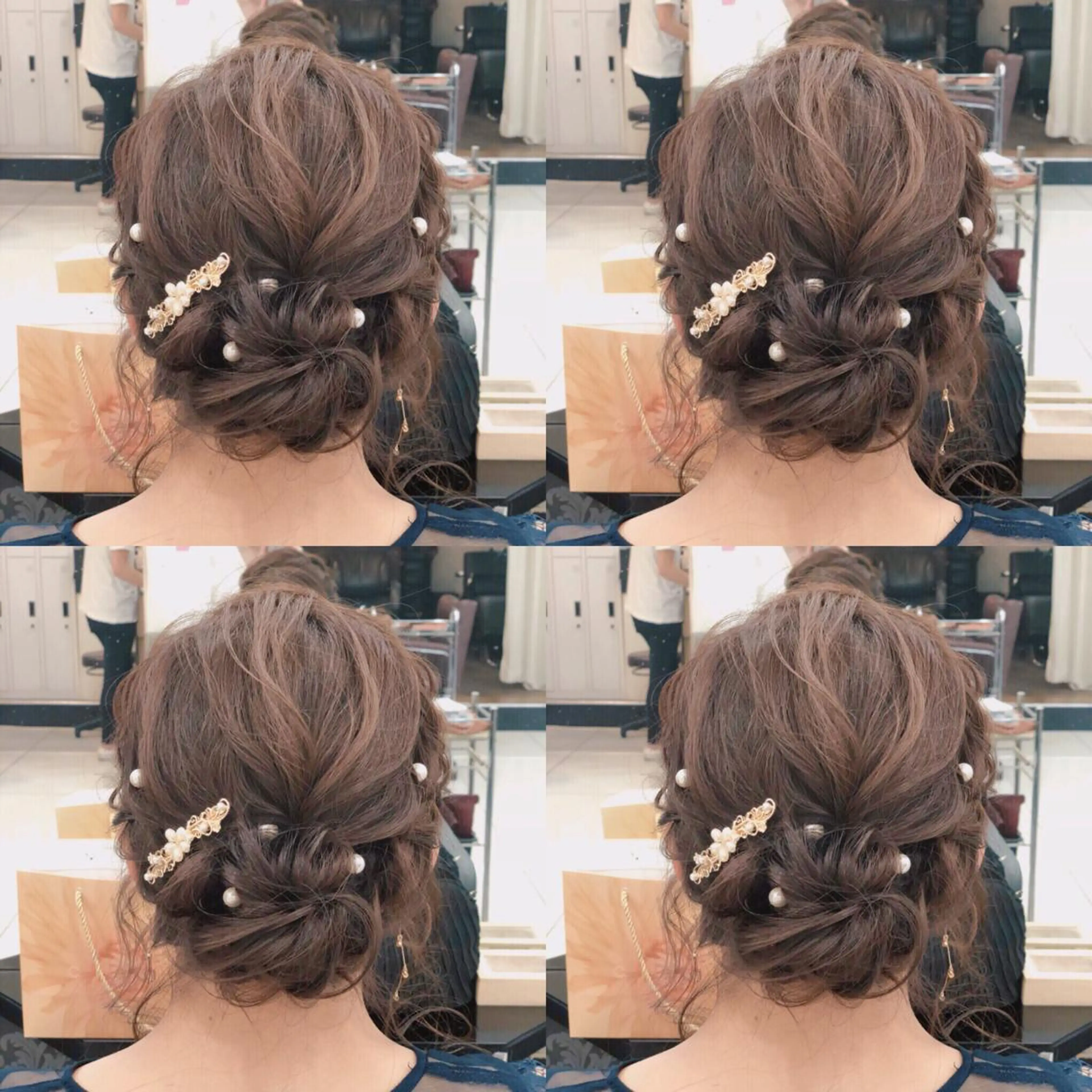 ミディアム ヘアアレンジ ヘアセット 🌷MAYU 🌷のヘアスタイル