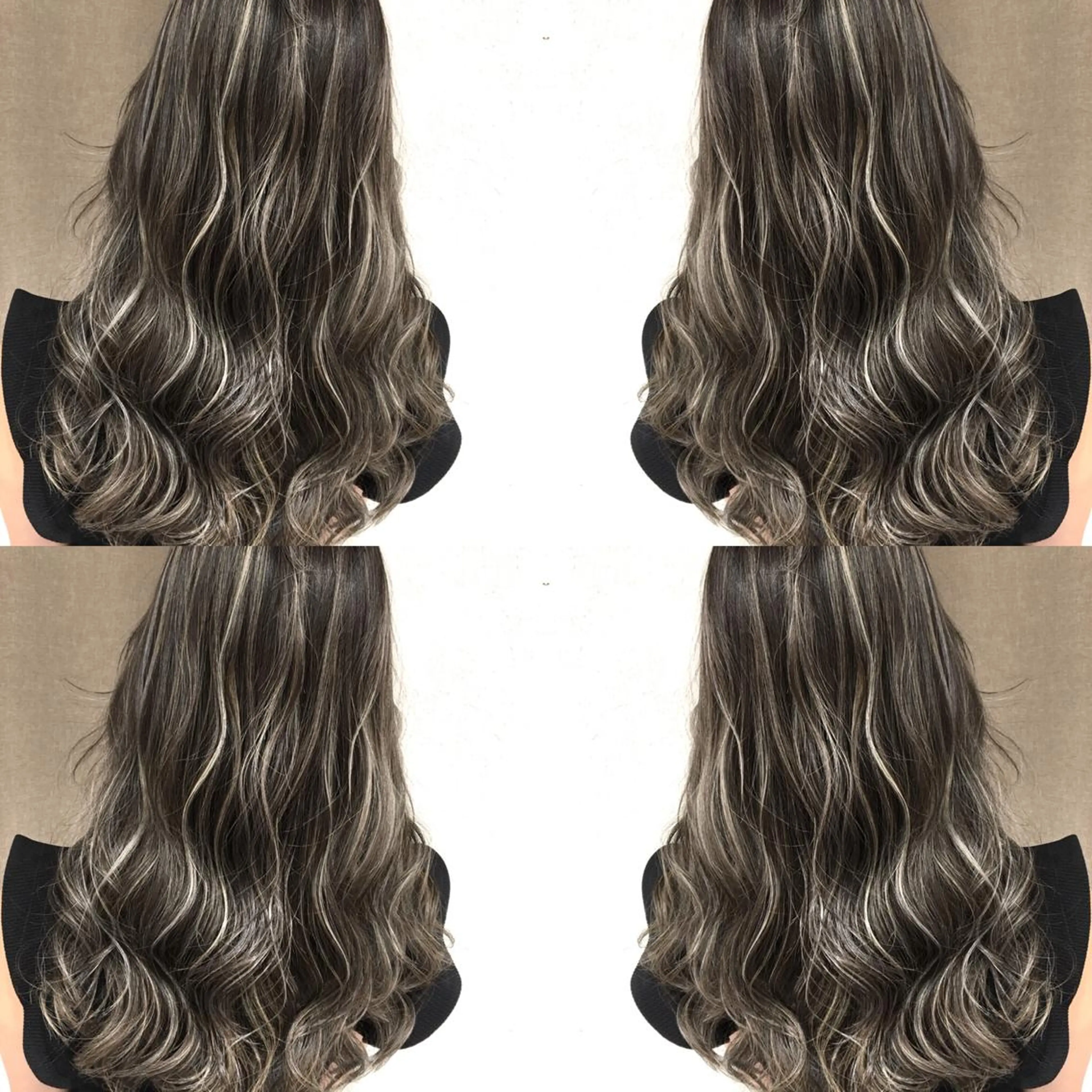 ロング カラー ハイライトカラー 3Dハイライト ハイライト ヘアカラー トリートメント 井上 一平のヘアスタイル