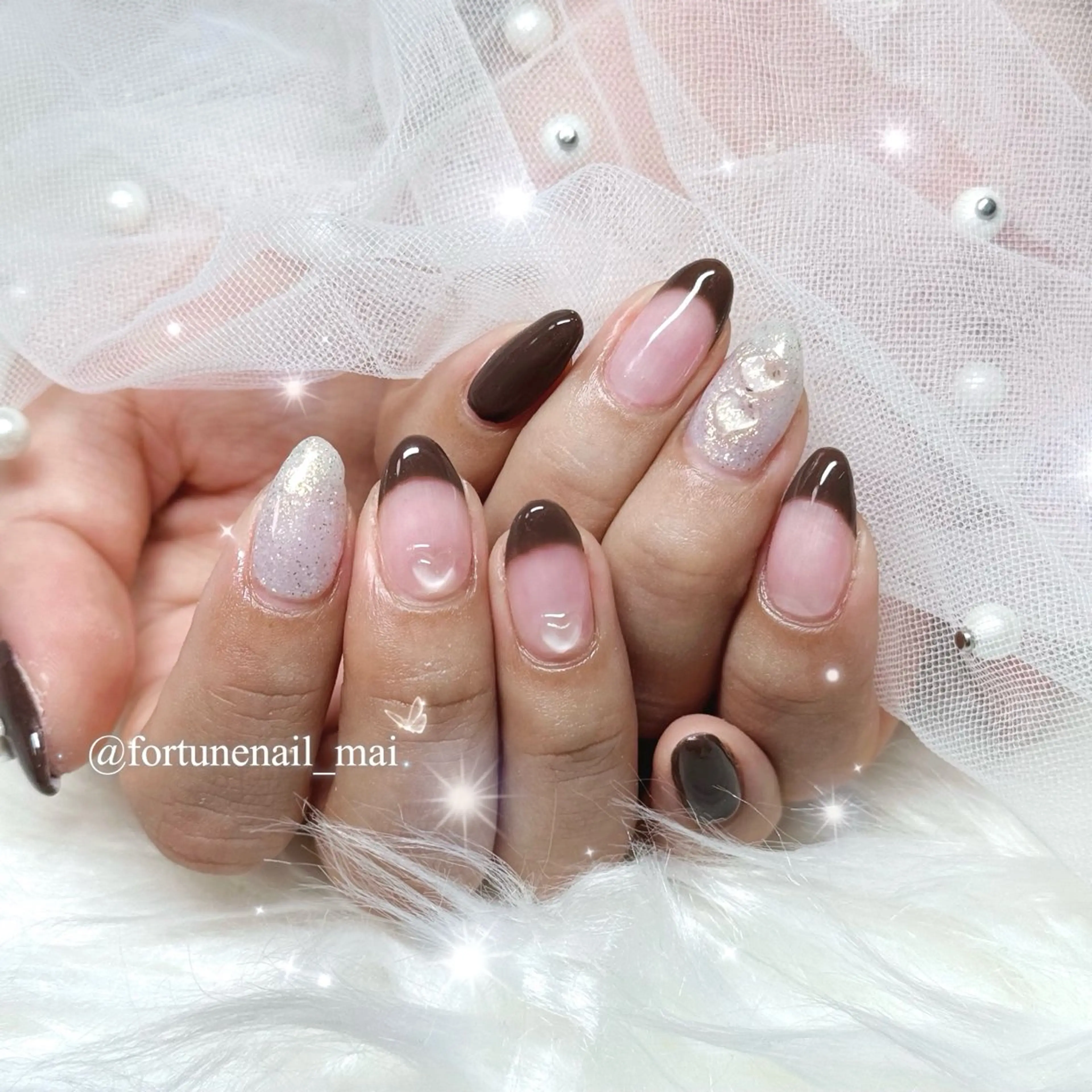 ネイル アートネイル ハンドネイル 🎀Mai 🎀のネイルデザイン