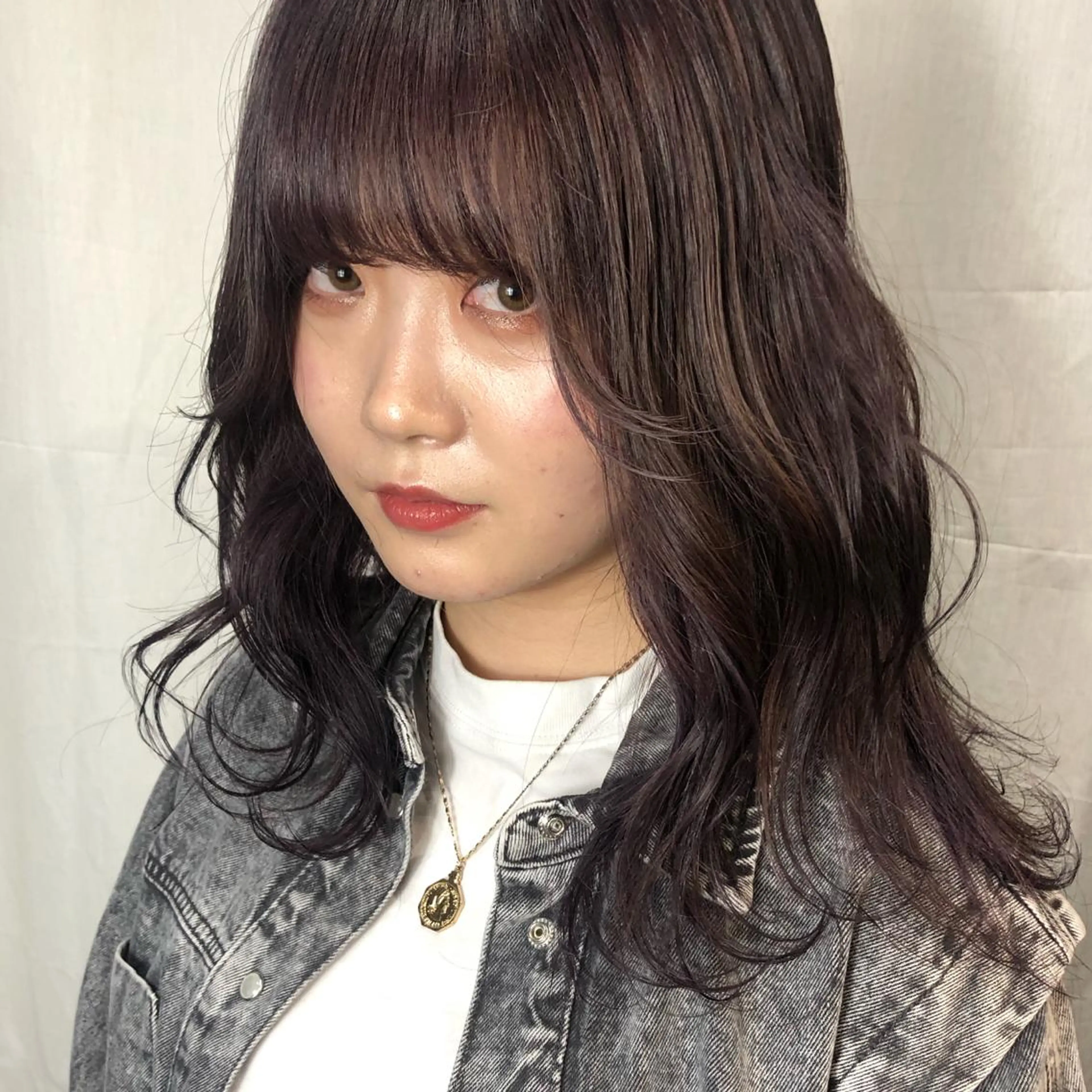 セミロング カラー 🫧🇰🇷韓国ヘア レイヤー🐺Yutaのヘアスタイル