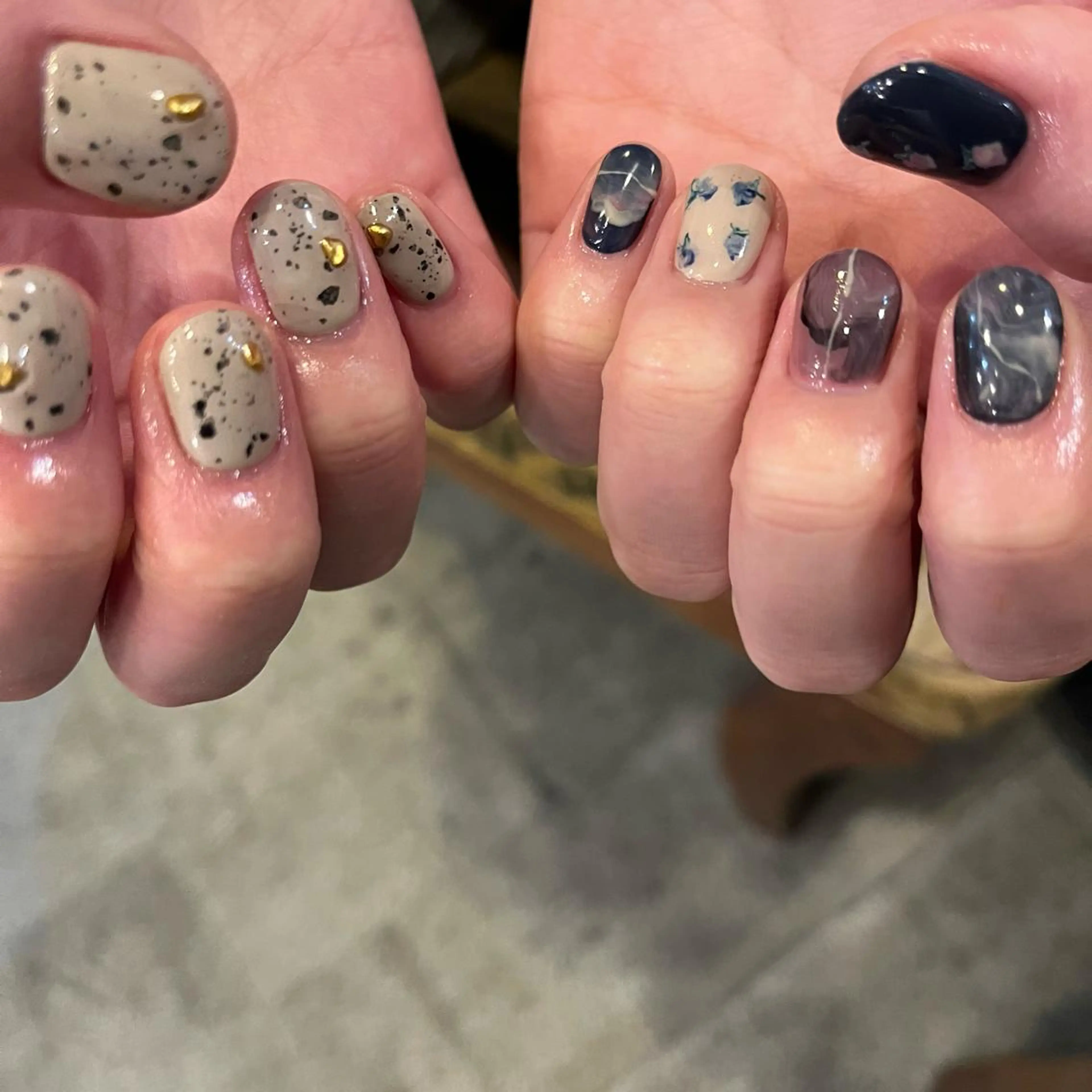 ネイル ハンドネイル Trico Antique所属・岩本 杏のネイルデザイン