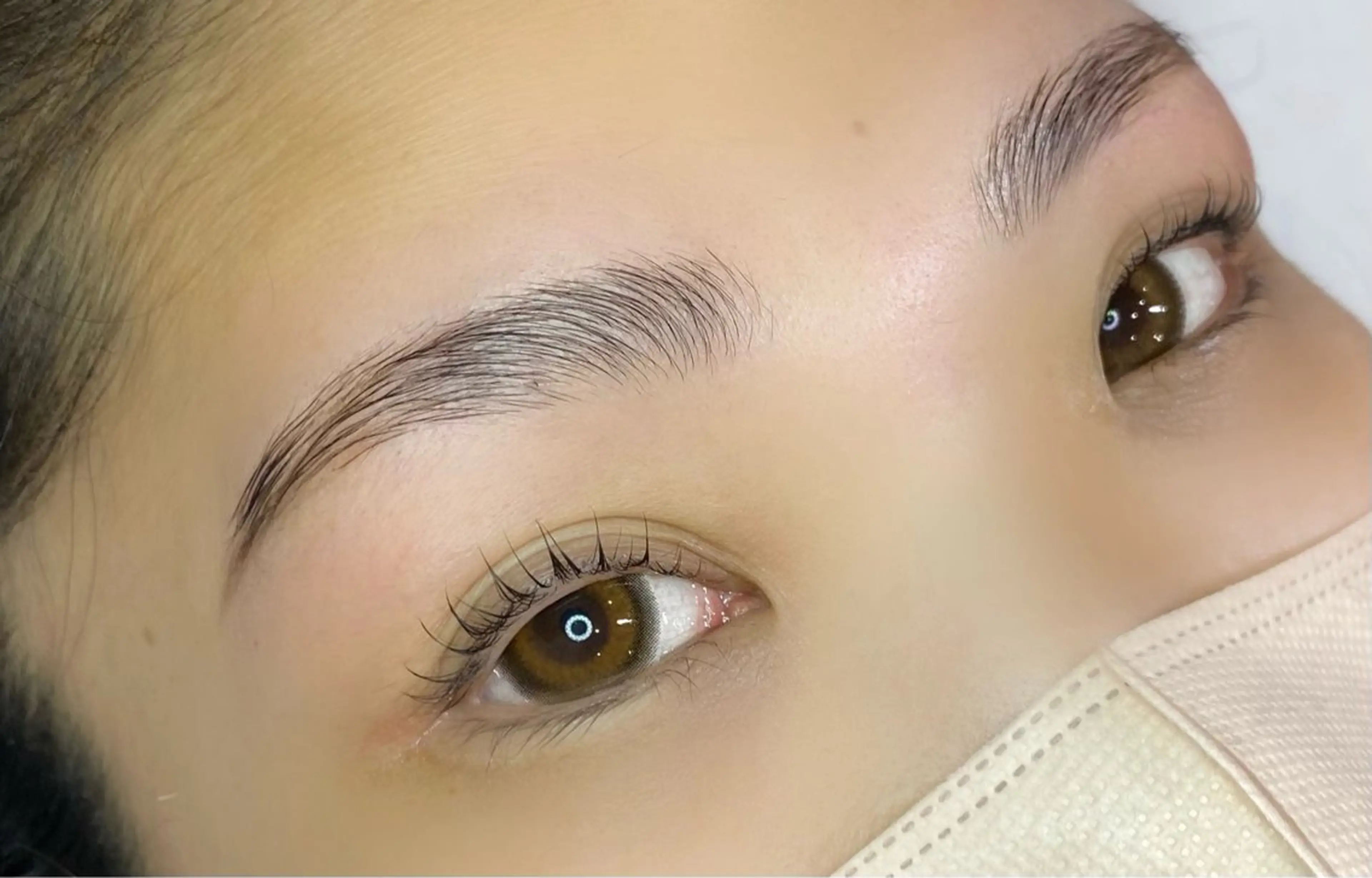 【リピーター様】 🔮まつ毛＆眉毛 【パリジェンヌorまつ毛パーマ】＋ 【眉毛パーマ《HBL》& Wax脱毛❤︎】の写真