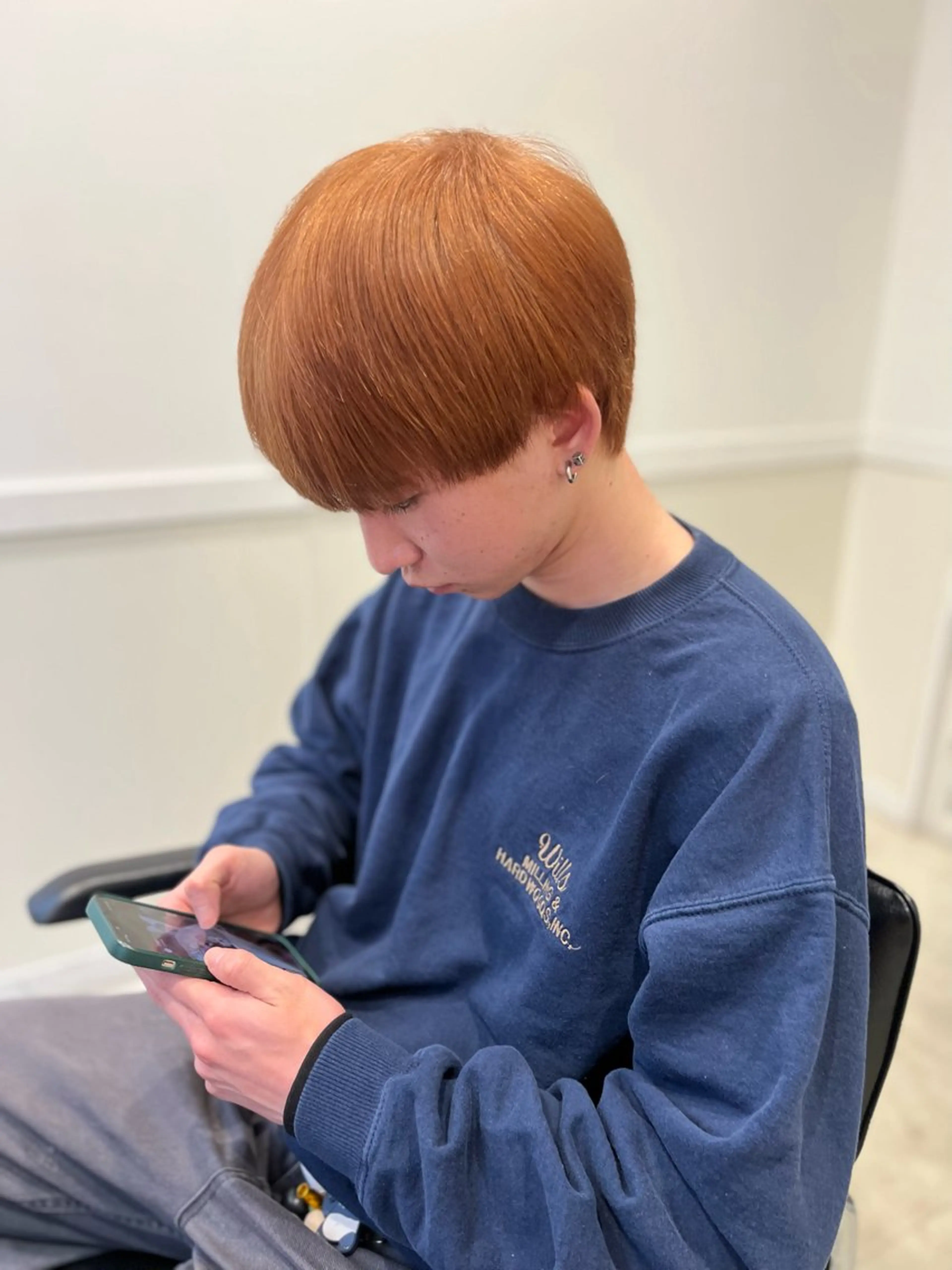 カラー メンズ メンズブリーチ ブリーチ 透明感カラー ダブルカラー 髪質改善 カット ヘアカラー トリートメント ヘッドスパ Go Today シェアサロン 横浜店所属・【ただの天才 🎨】のヘアスタイル