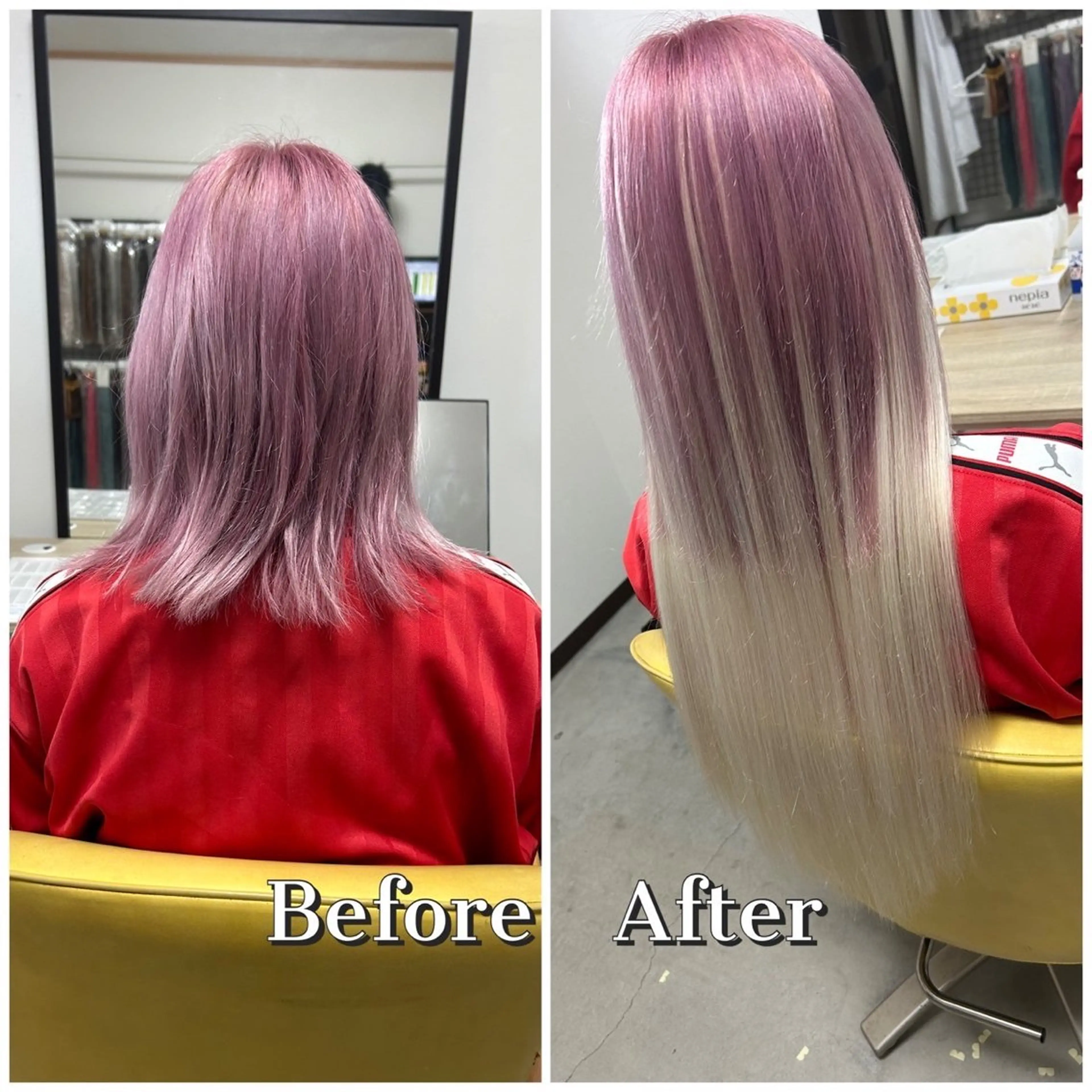 ロング エクステ ドレスアップ神戸店所属・🌟ドレスアップ 神戸店🌟のヘアスタイル