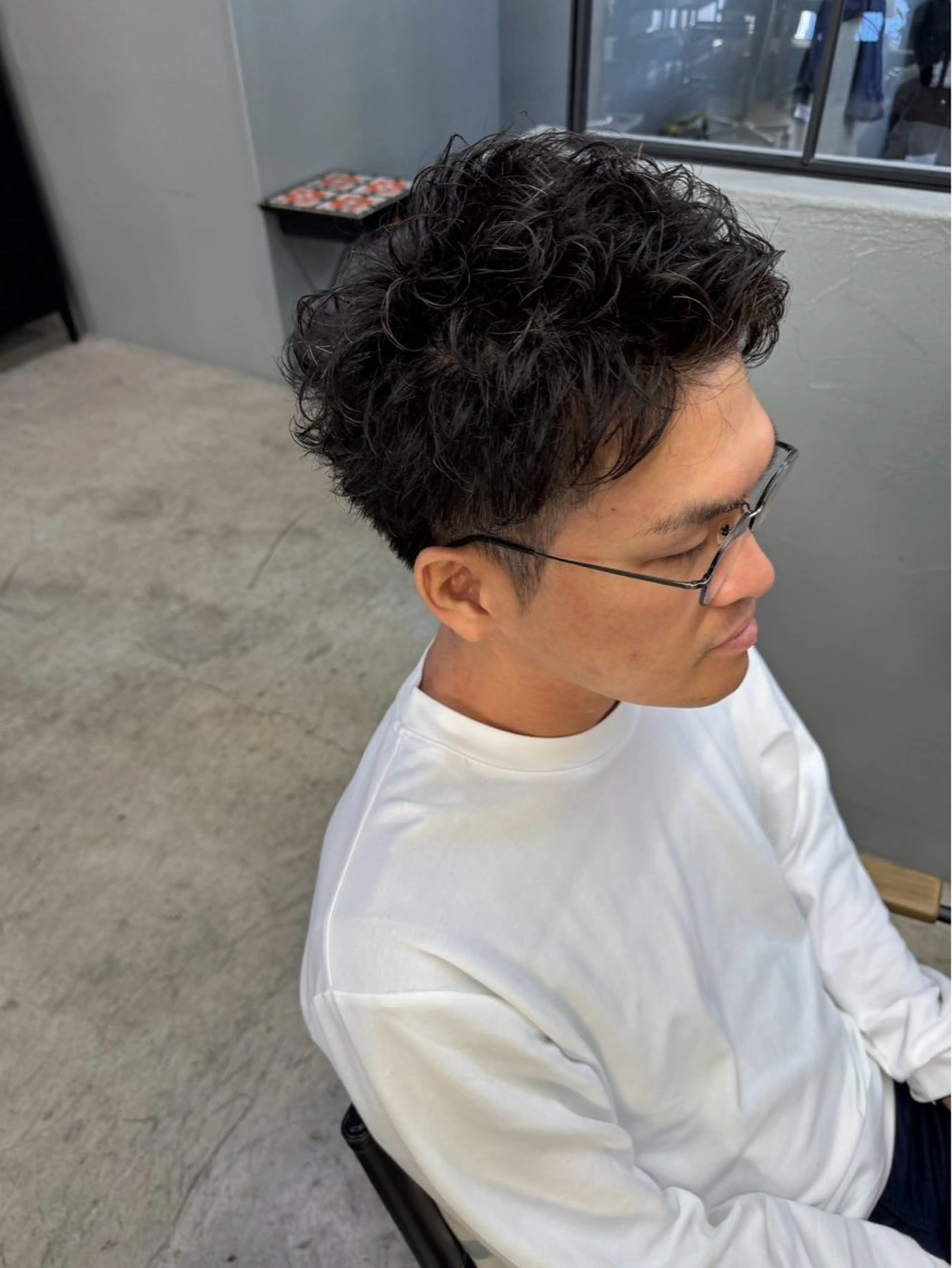 ショート メンズ カット パーマ メンズ専門サロン wokeのヘアスタイル