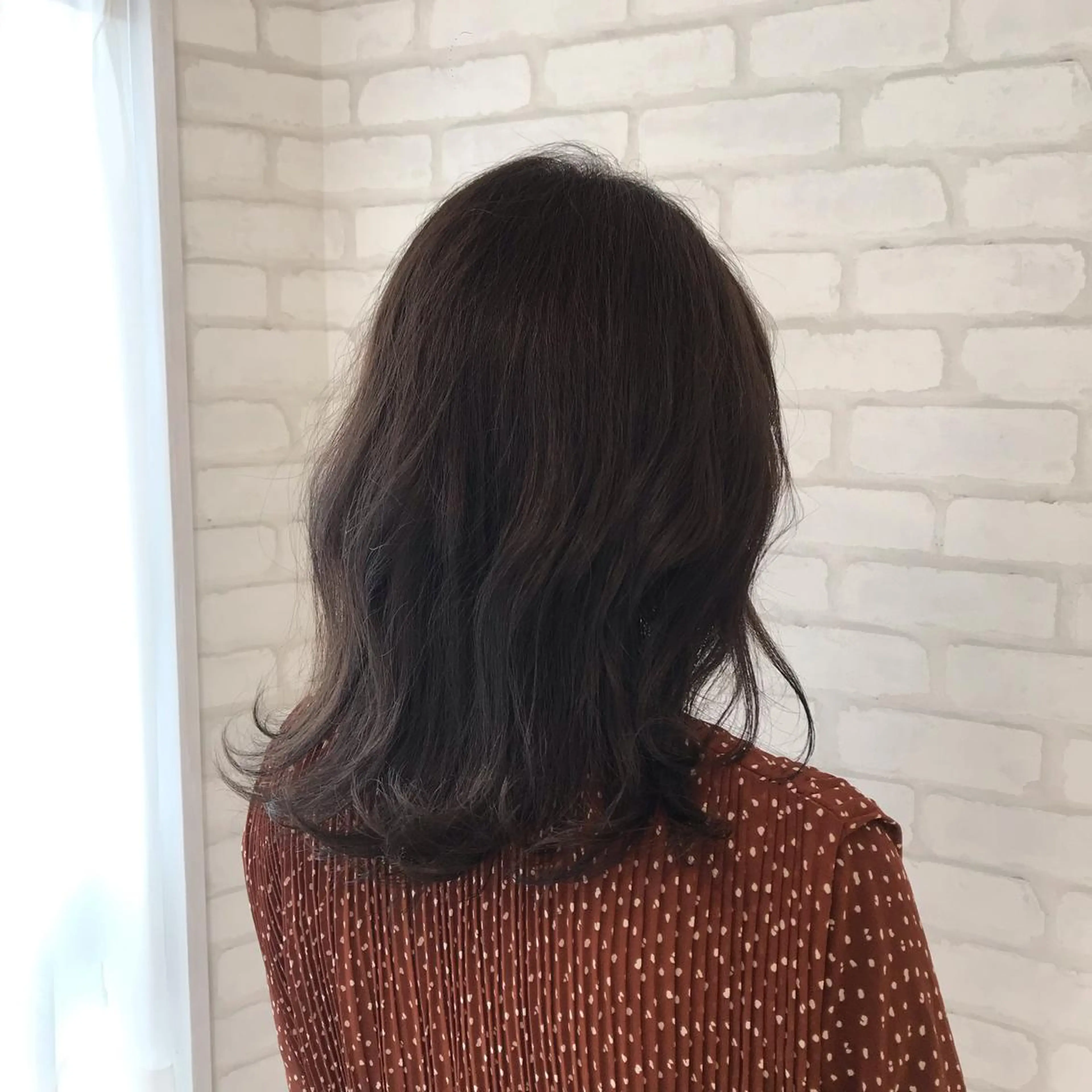 ミディアム カラー abilita AZUSAのヘアスタイル