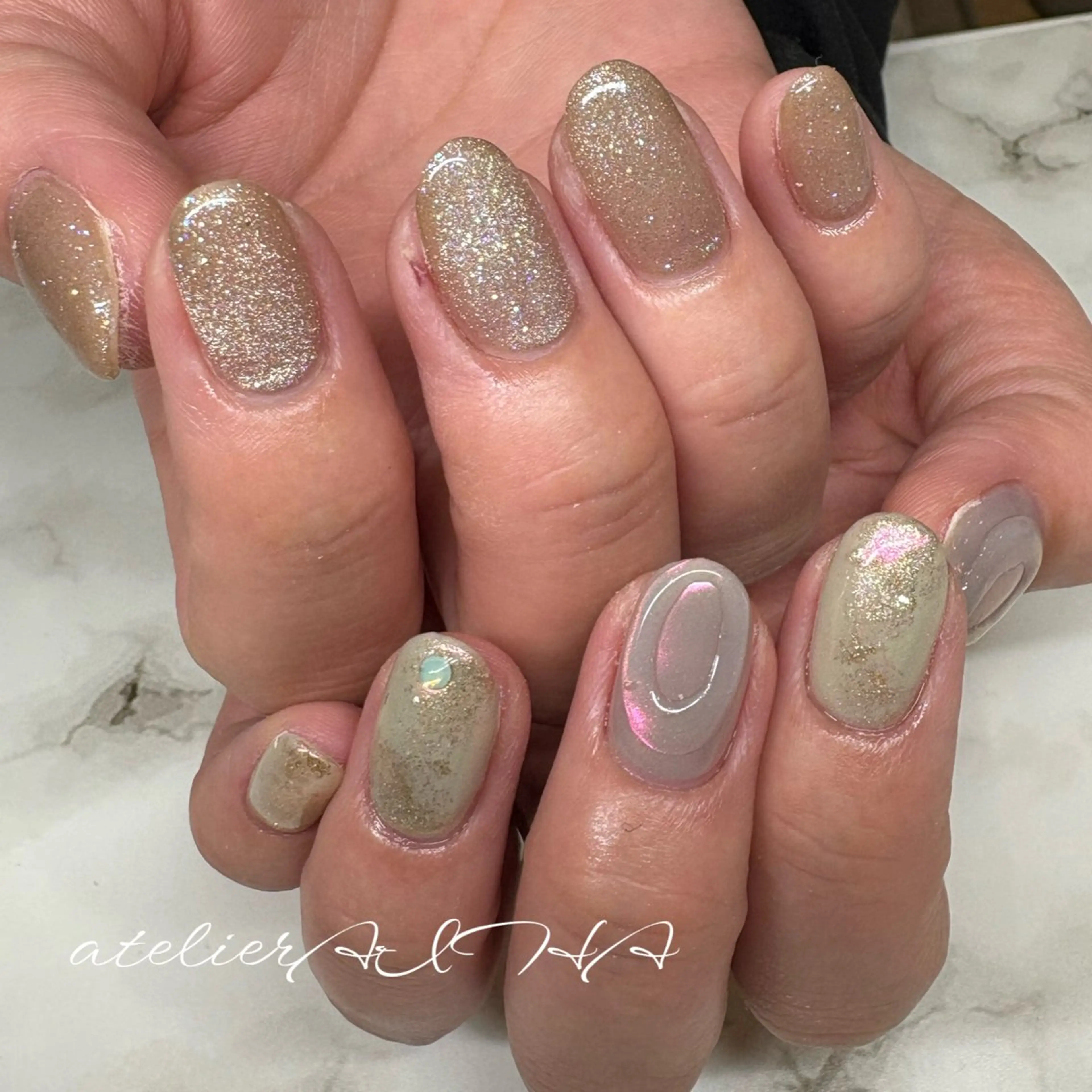 ネイル ハンドネイル アトリエAIHA所属・アトリエAIHA★ フィルイン推奨サロンのネイルデザイン