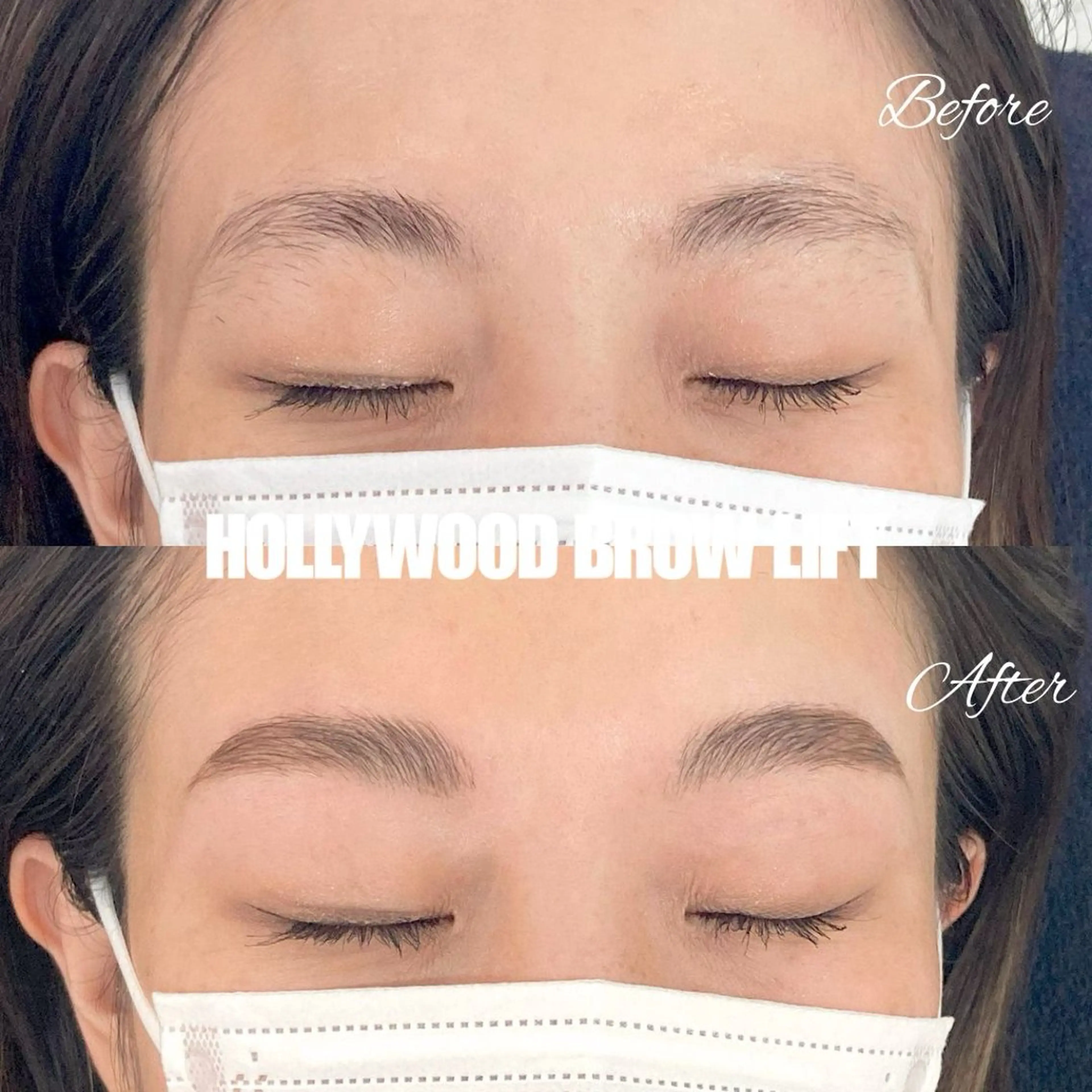 アイブロウ ハリウッドブロウリフト 眉毛ワックス脱毛 かわしま ゆうみの眉毛・アイブロウイメージ