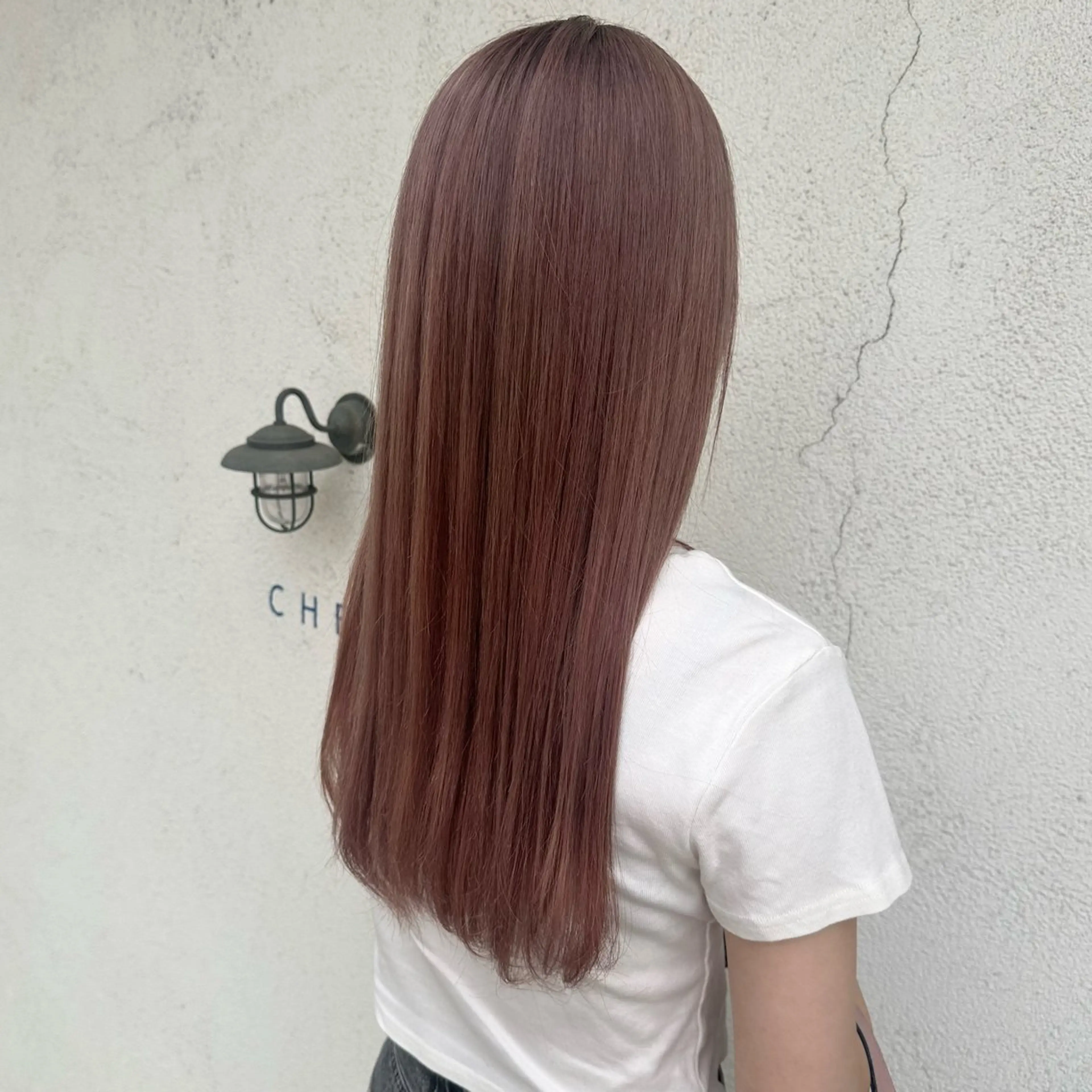 ロング カラー ブリーチ CHEMIR所属・安田 萌菜のヘアスタイル