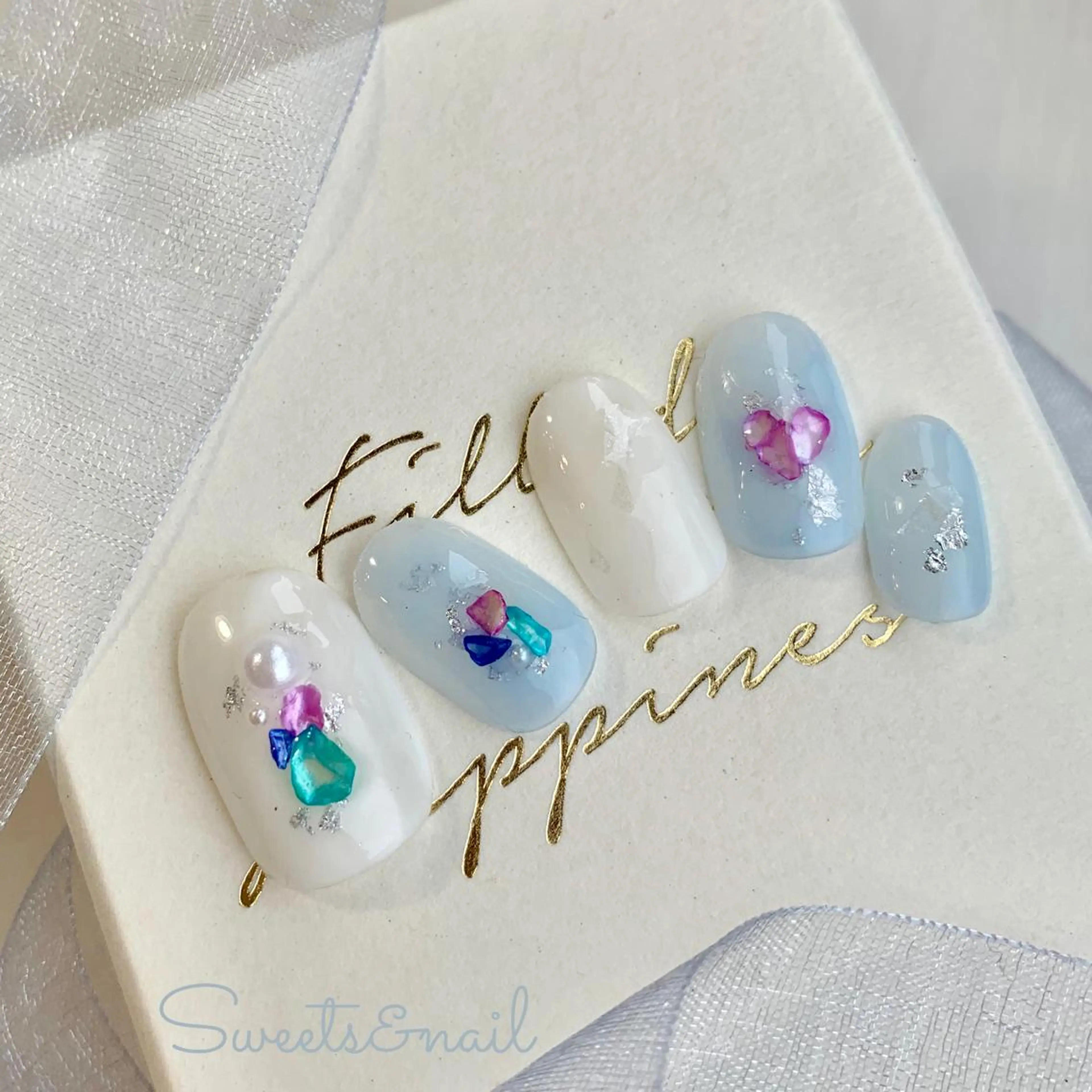 ネイル ハート Sweets＆ nail みなこのネイルデザイン