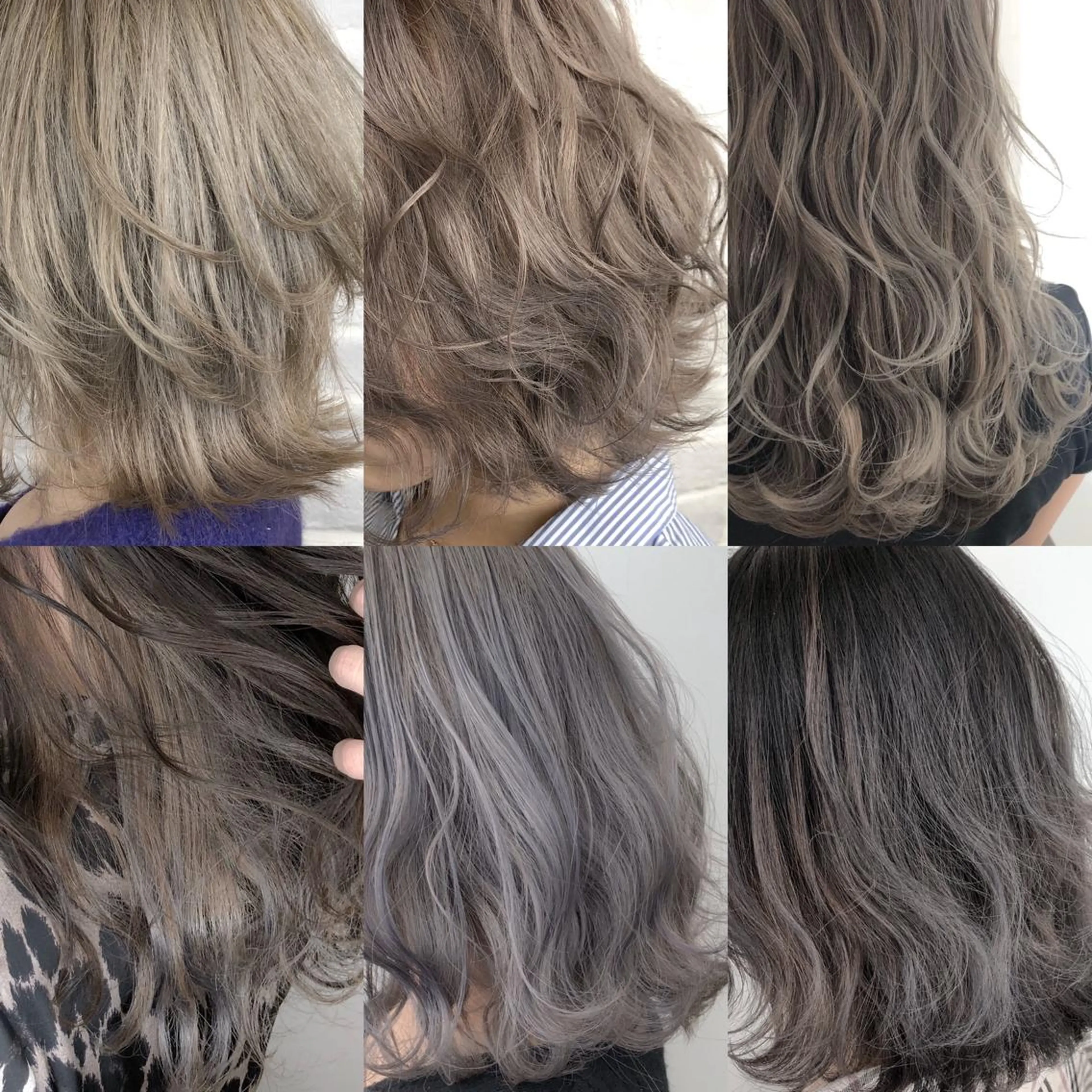 セミロング カラー SALOWIN神戸三宮East店所属・【透明感、艶髪】西村 有司のヘアスタイル