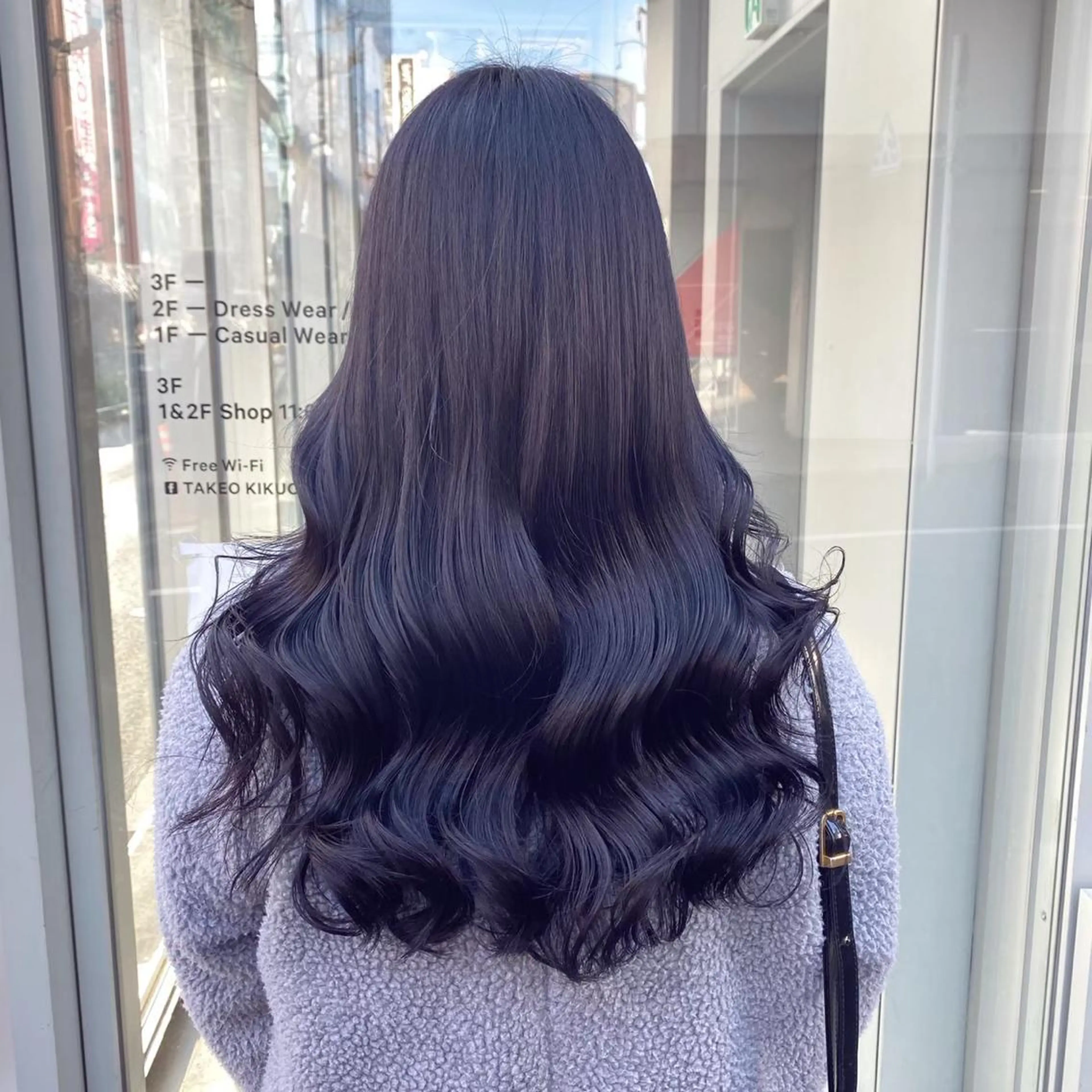 ロング カラー パーマ ヘアアレンジ メンズ キッズ ネイル マツエク・マツパ ヘアカラー トリートメント 🦋韓国風カラー🦋 こうせい原宿のヘアスタイル