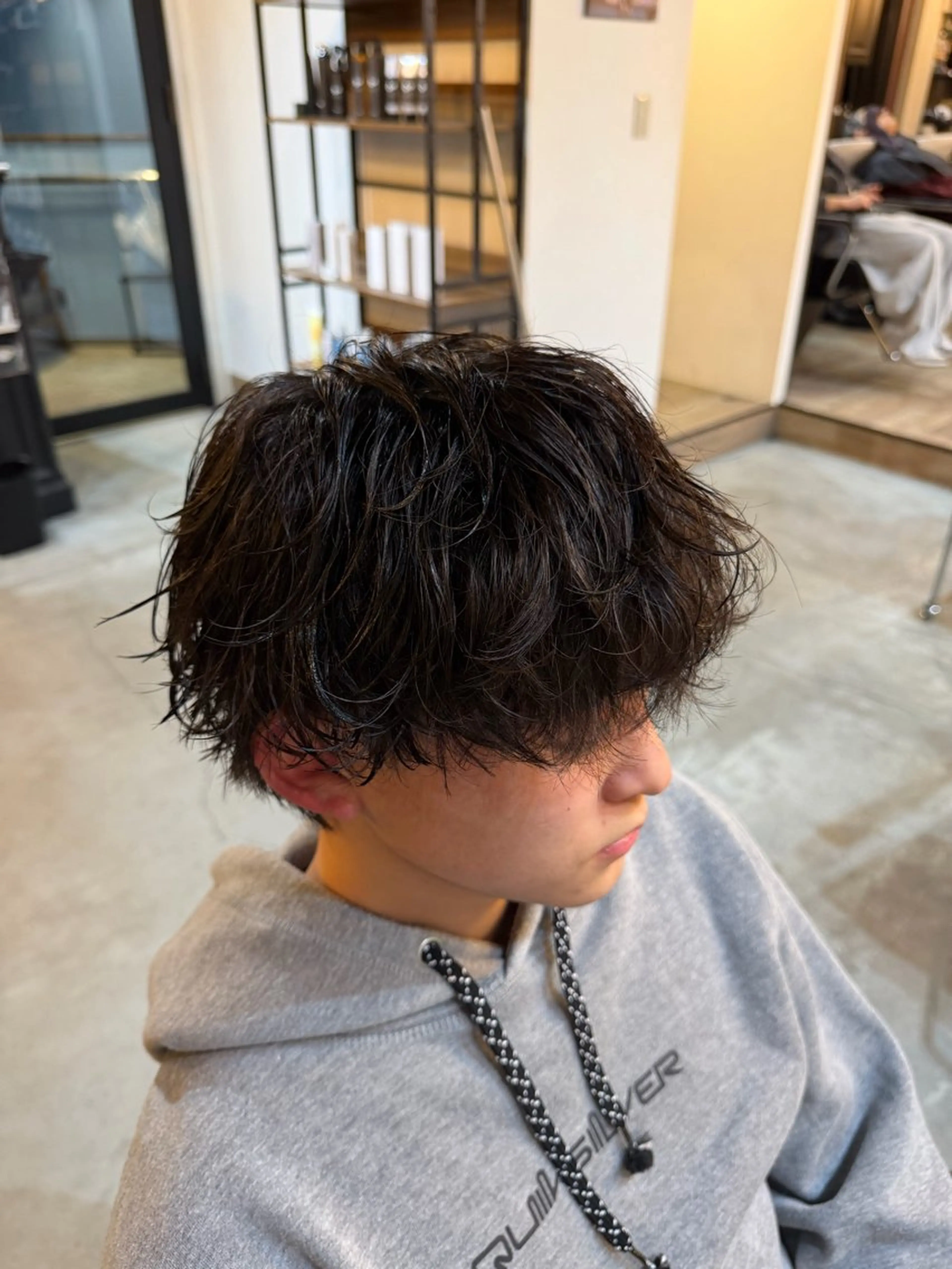 パーマ メンズ カット パーマ メンズ特化/ショート /ツイスパ/結希のヘアスタイル