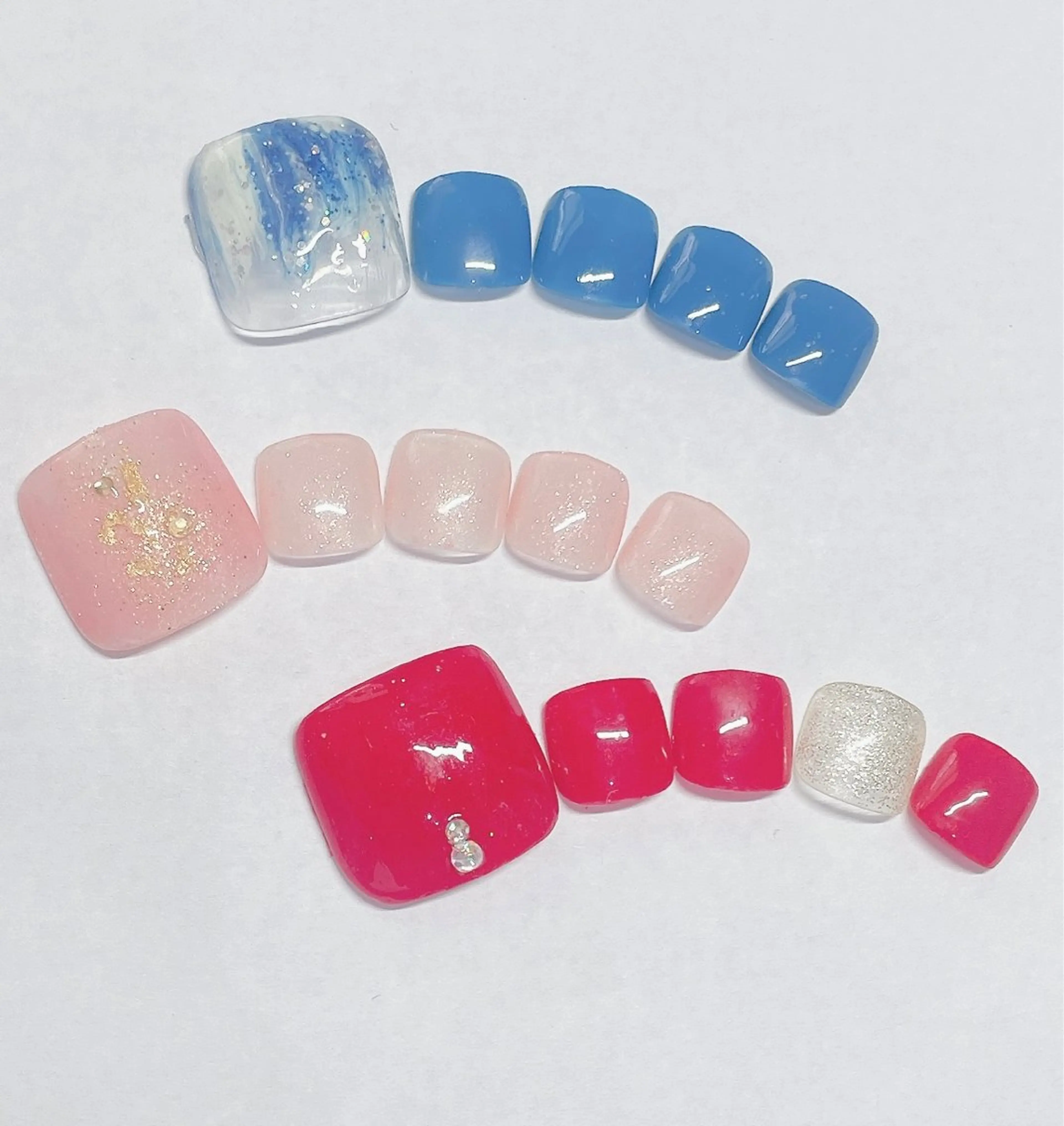 ネイル フットネイル #Rakuun所属・Rakuun のんのネイルデザイン