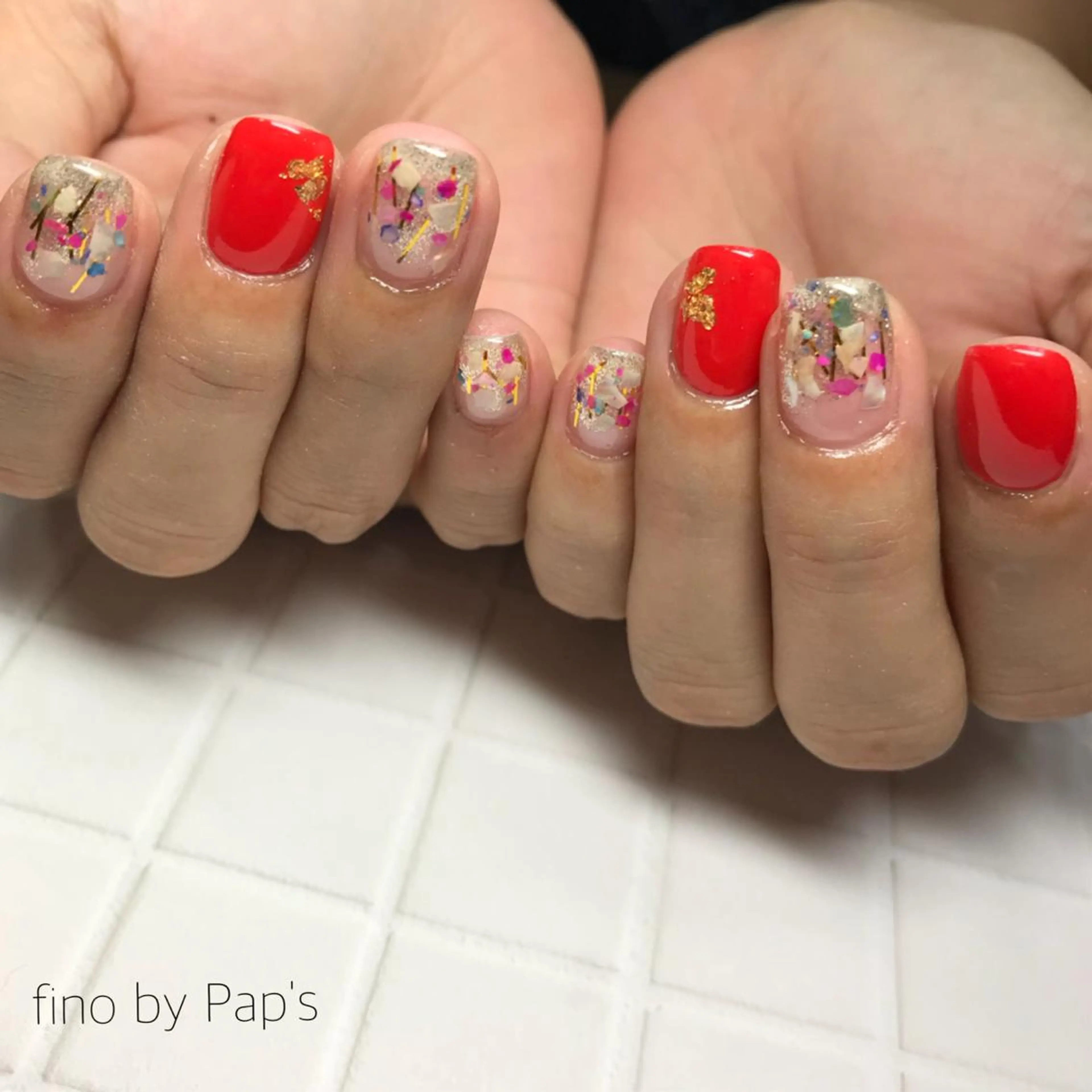 ネイル fino by Pap's所属・西畠 真由美のネイルデザイン