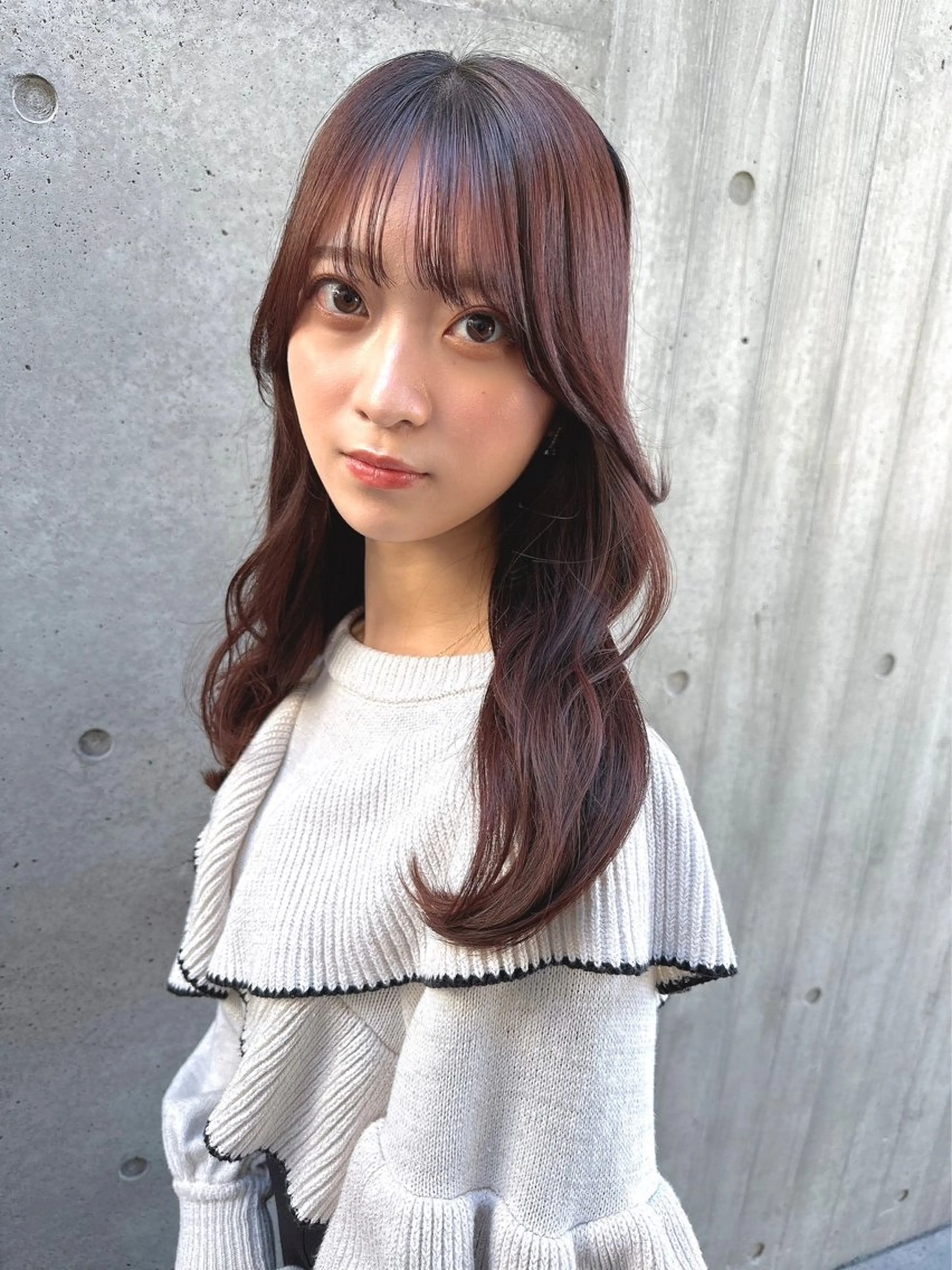 ロング カラー パーマ ヘアセット 【公式】amble luxe池袋東口🩷のヘアスタイル