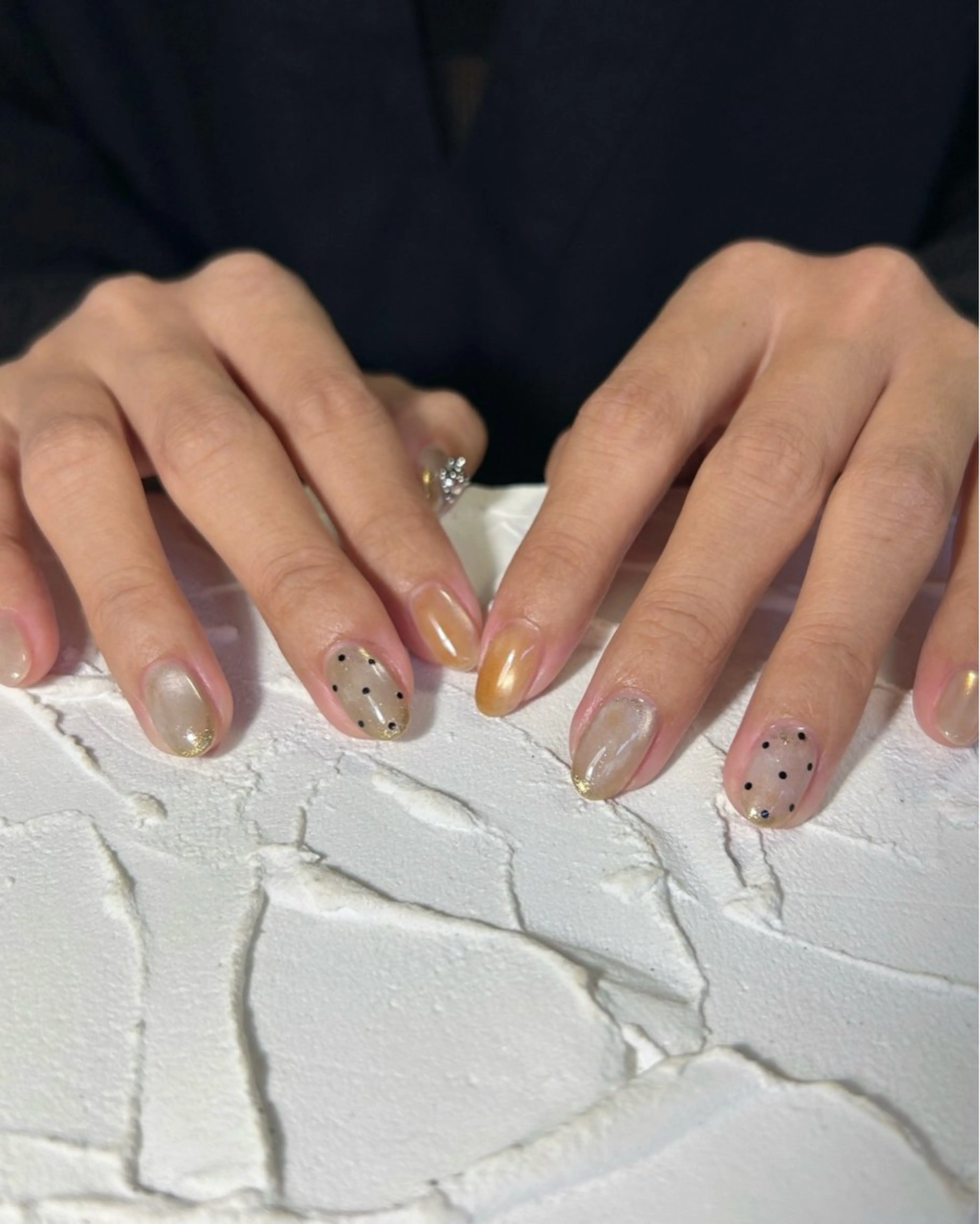 ネイル ドット ハンドネイル Lofinails ちひろのネイルデザイン