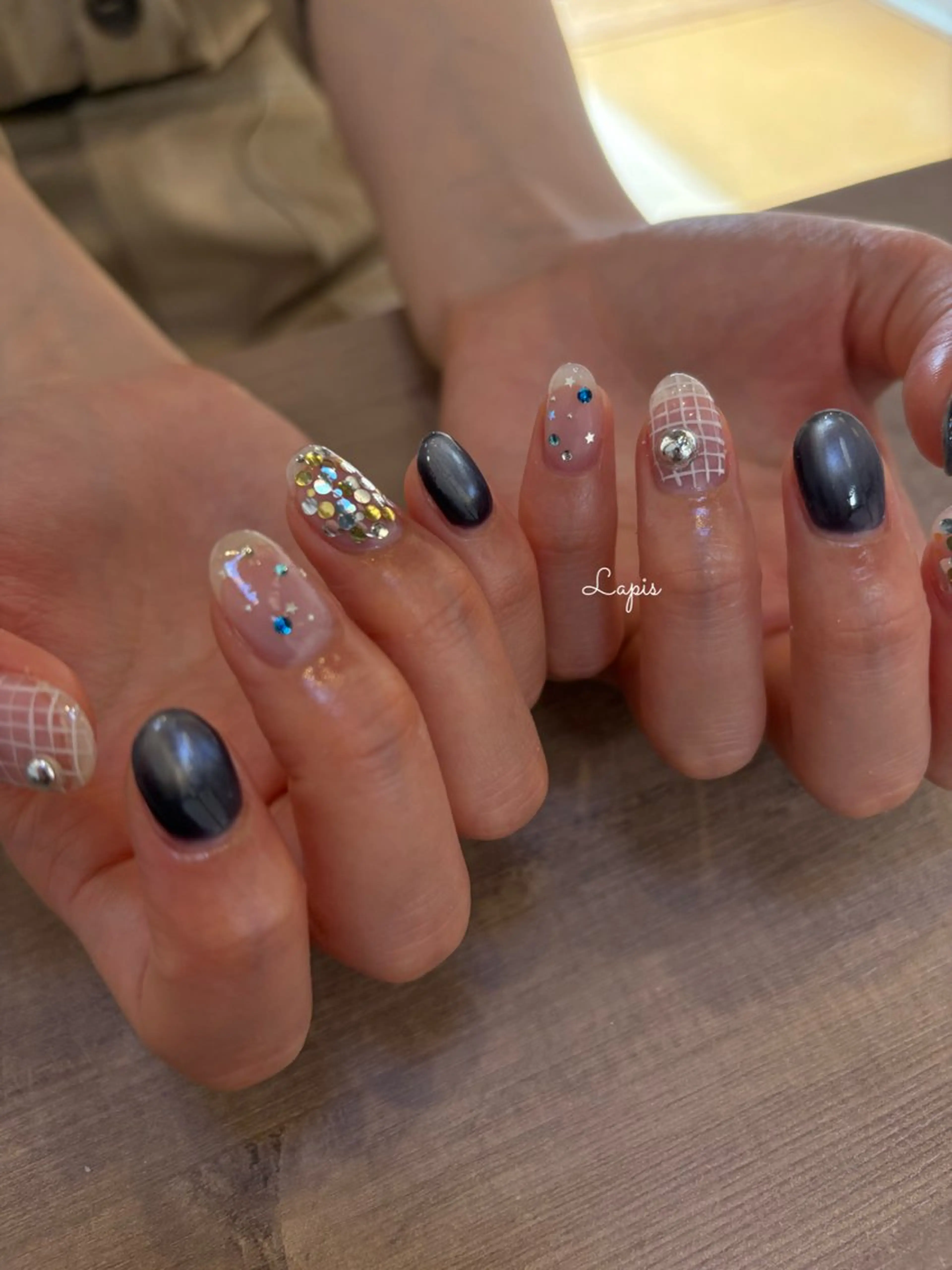 ネイル ハンドネイル Lapis *のネイルデザイン