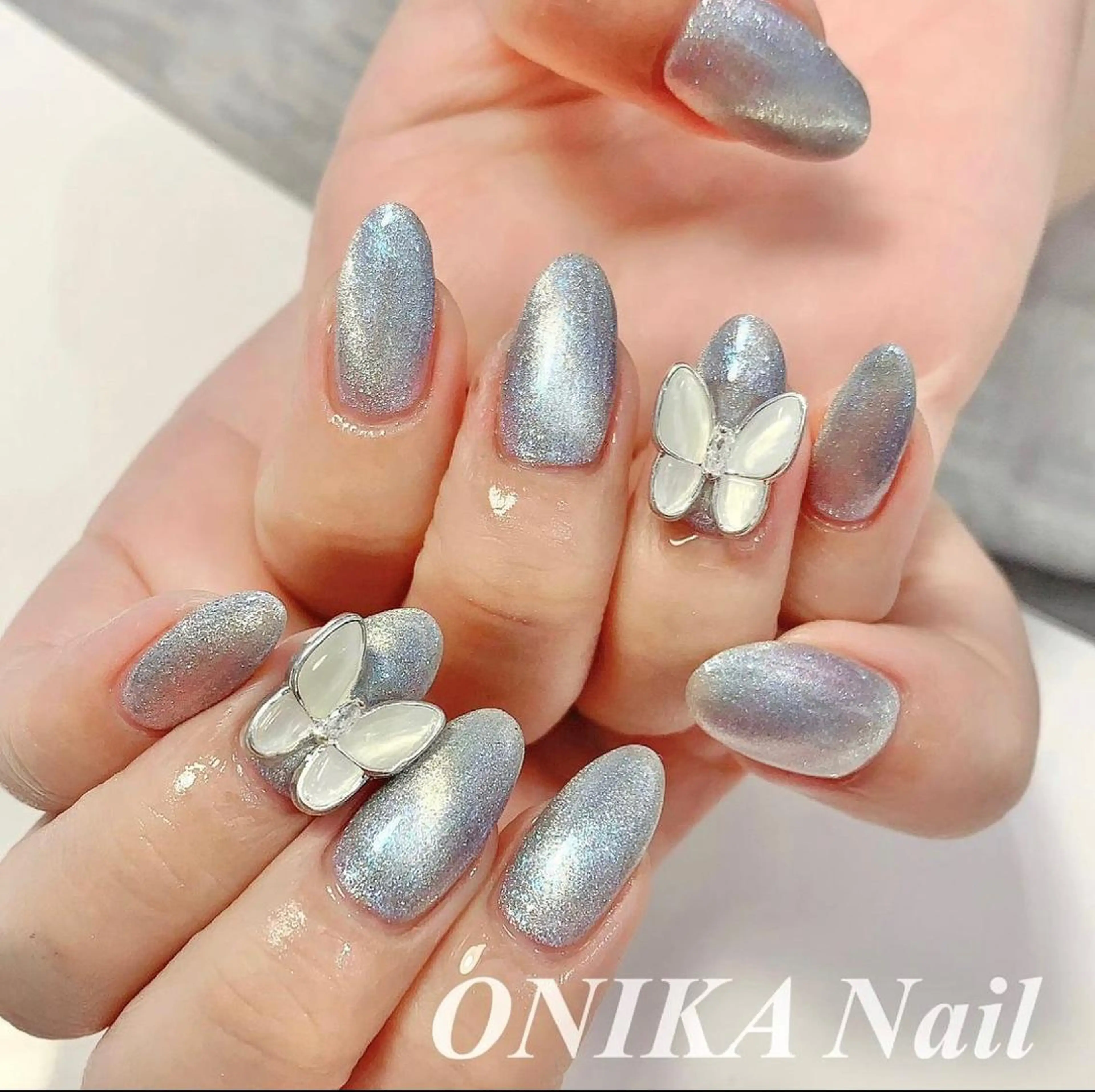 ネイル アートネイル 長さ出し フレンチネイル ジェルネイル グラデーション ONIKA Nail 表参道A4徒歩2分のネイルデザイン