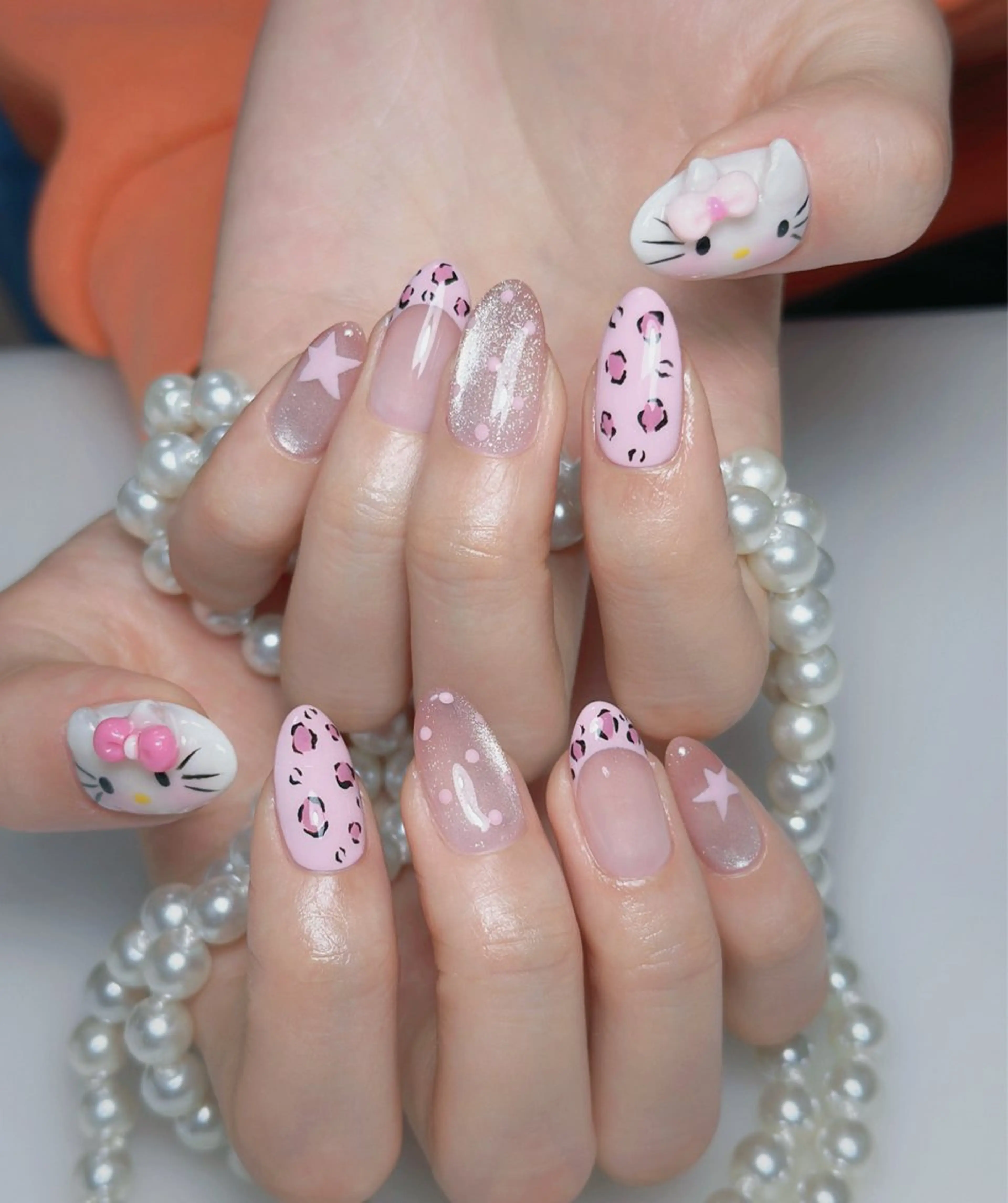 ネイル オーロラネイル 長さ出し フットネイル 韓国ネイル ラメ(グリッター) ハンドネイル 👍thumbs up nail👍のネイルデザイン