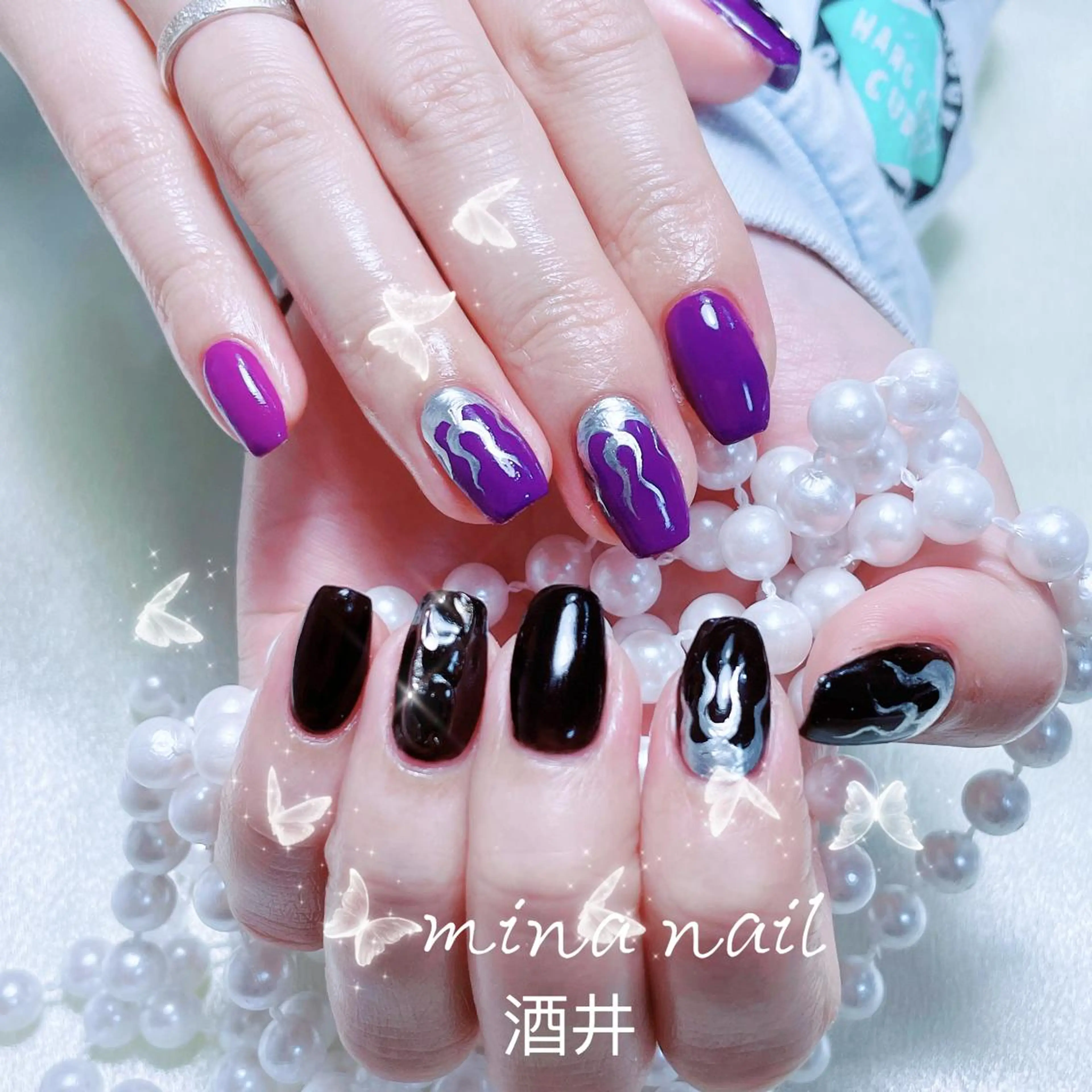 ネイル 🎀まゆ 🪽🐾のネイルデザイン