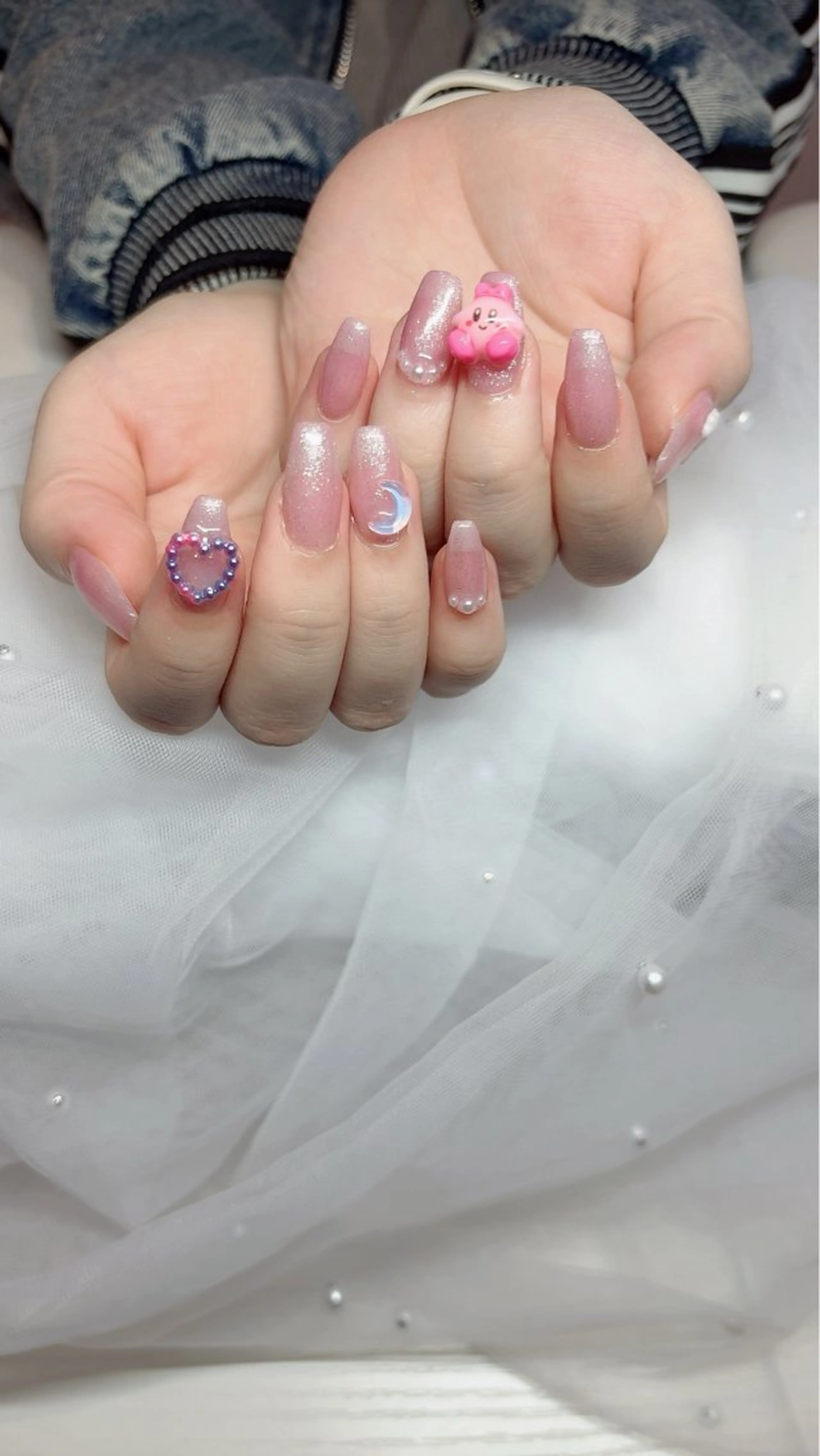 ネイル ラメ(グリッター) ワンカラーネイル Eclat AIKAのネイルデザイン