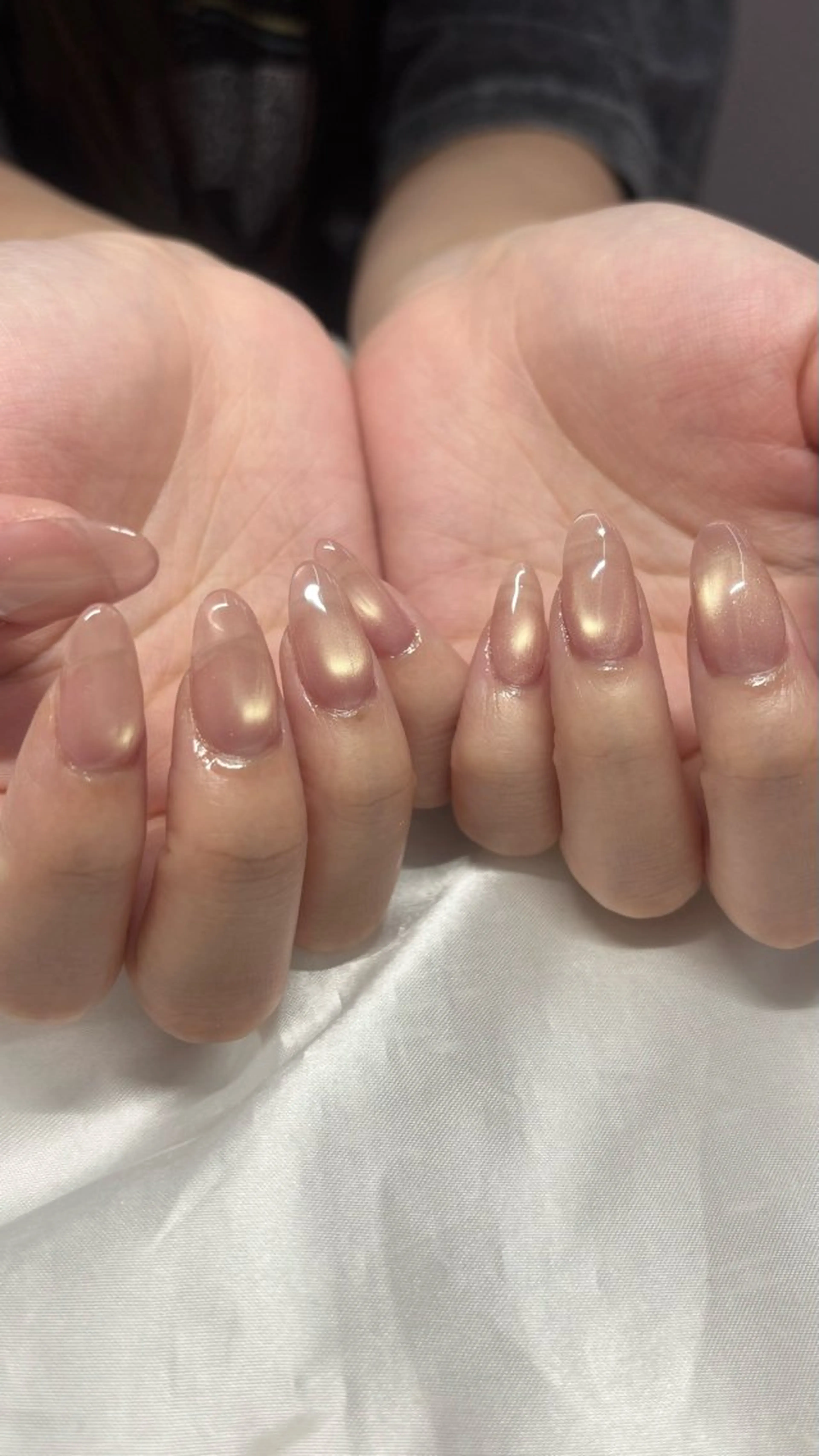 ネイル チークネイル フットネイル フレンチネイル ガーリー 氷ネイル・うるうるネイル ハンドネイル GO TODAY SHAiRE SALON 表参道colore店所属・emmi nailのネイルデザイン