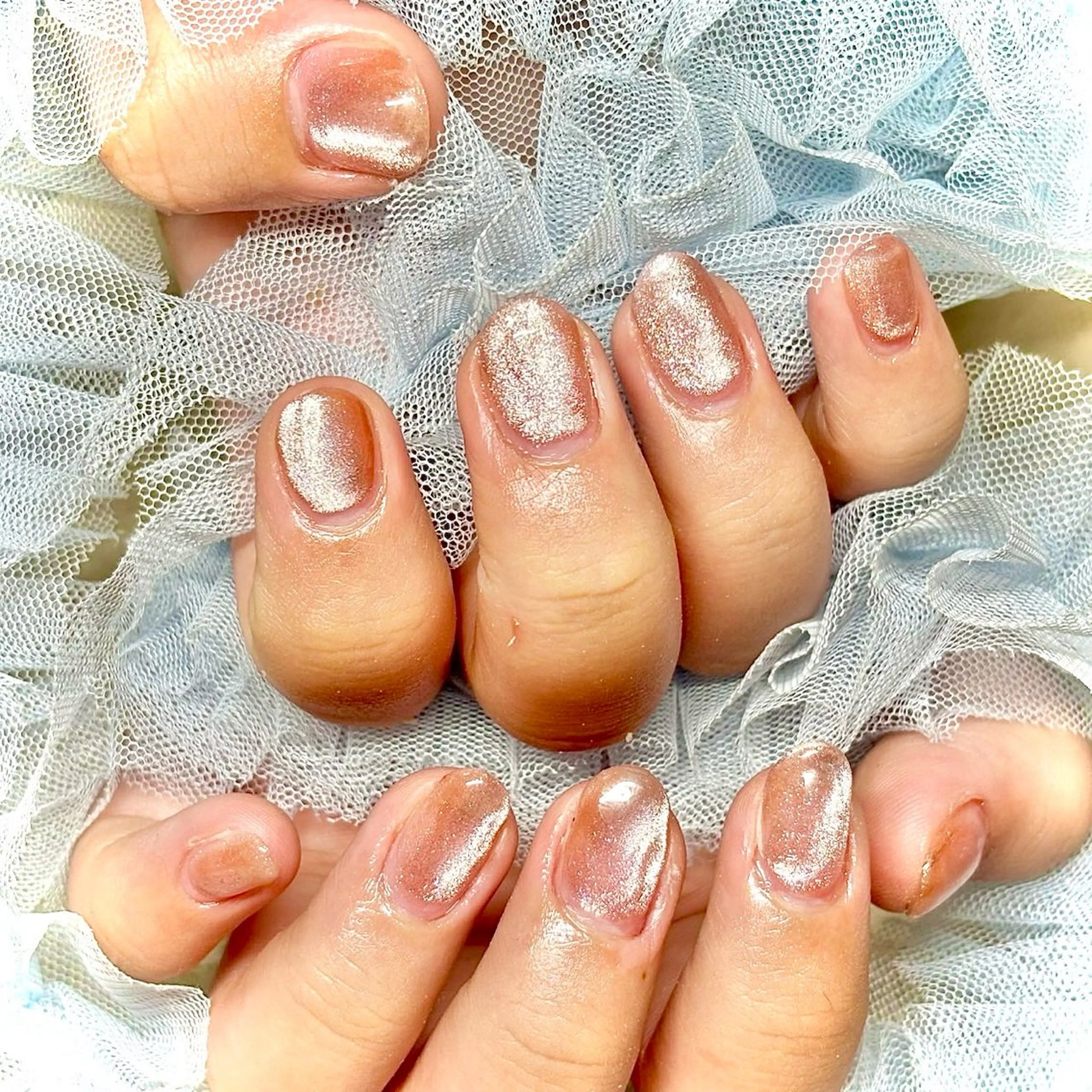 ネイル 韓国ネイル マグネットネイル 夏ネイル ワンホンネイル miminon 自宅ネイルサロンのネイルデザイン